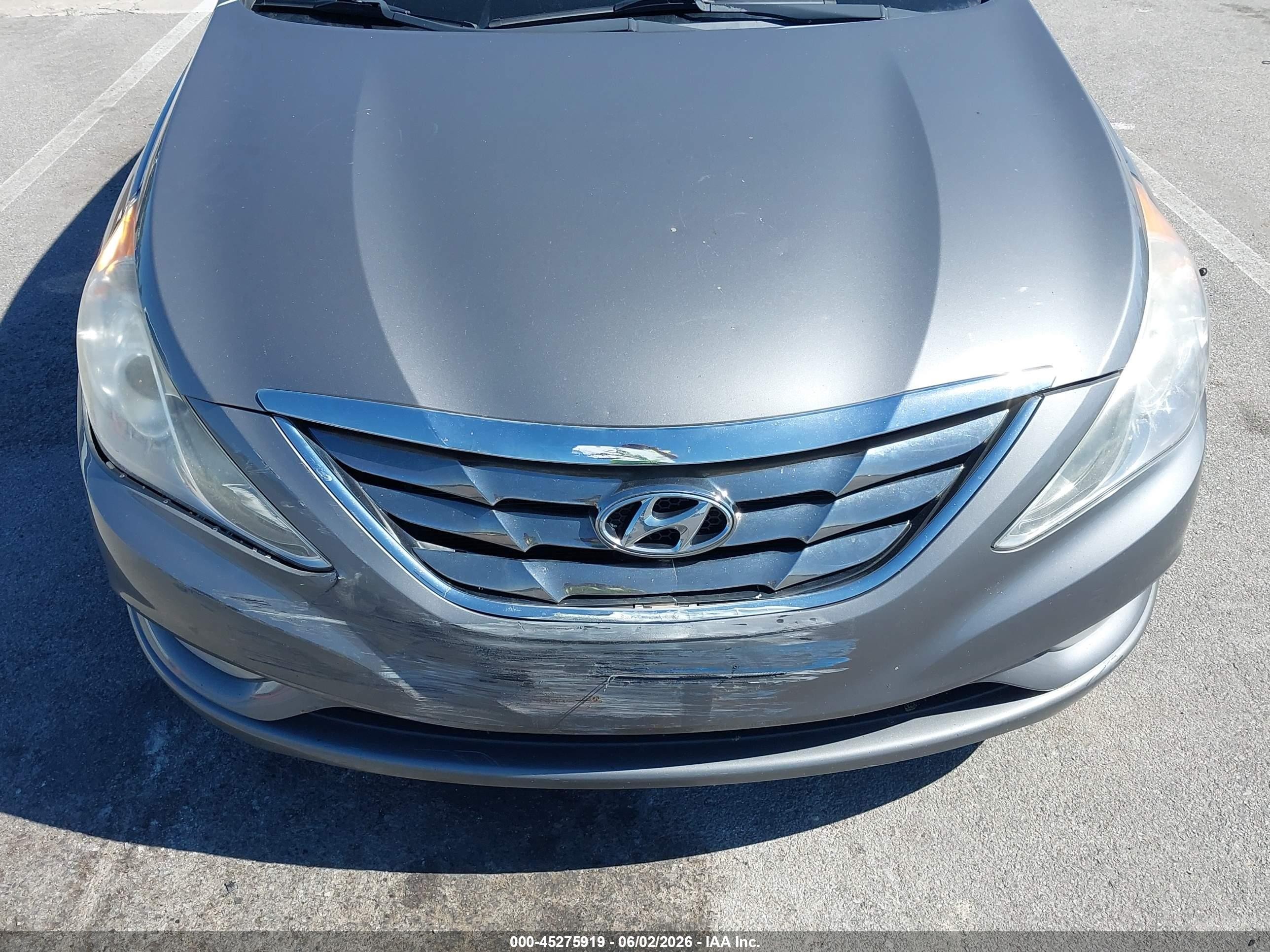 2013 Hyundai Sonata Se Серый vin: 5NPEC4AC2DH656707
