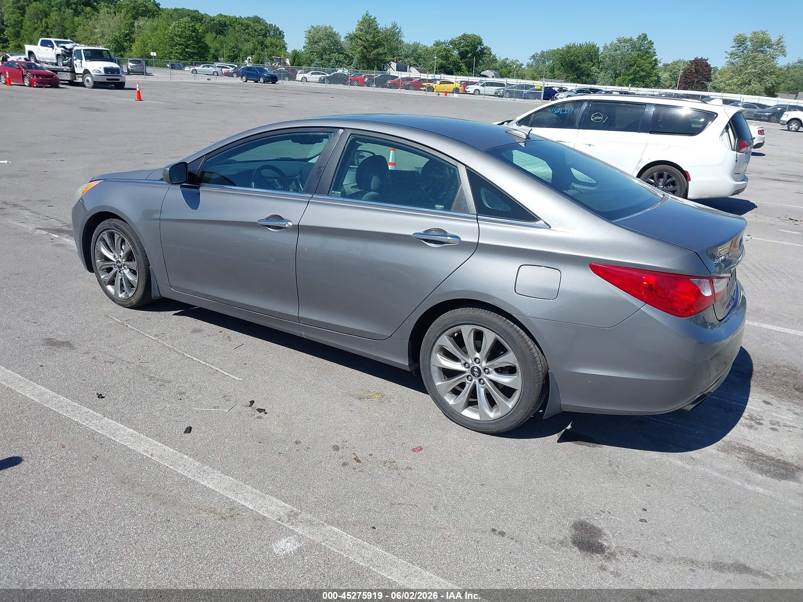 2013 Hyundai Sonata Se Серый vin: 5NPEC4AC2DH656707