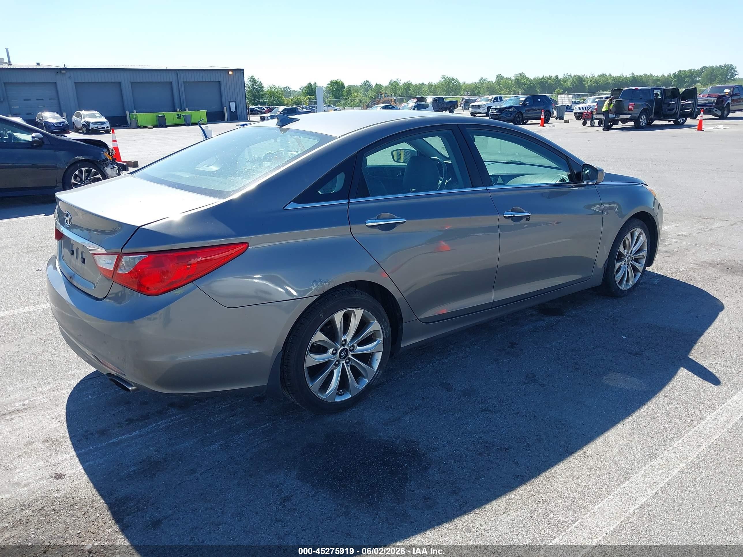 2013 Hyundai Sonata Se Серый vin: 5NPEC4AC2DH656707