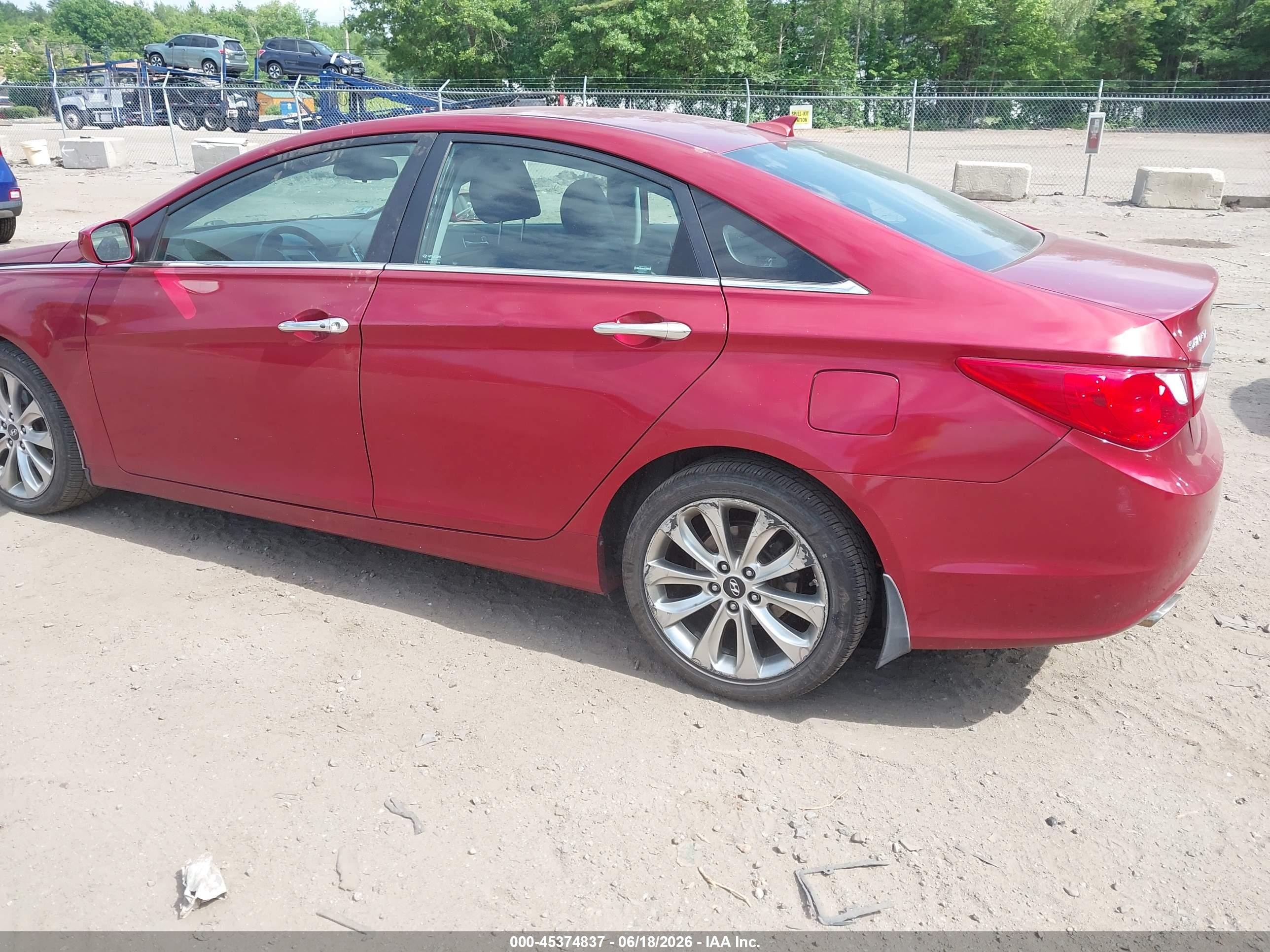 2013 Hyundai Sonata Se Red vin: 5NPEC4AC2DH677508
