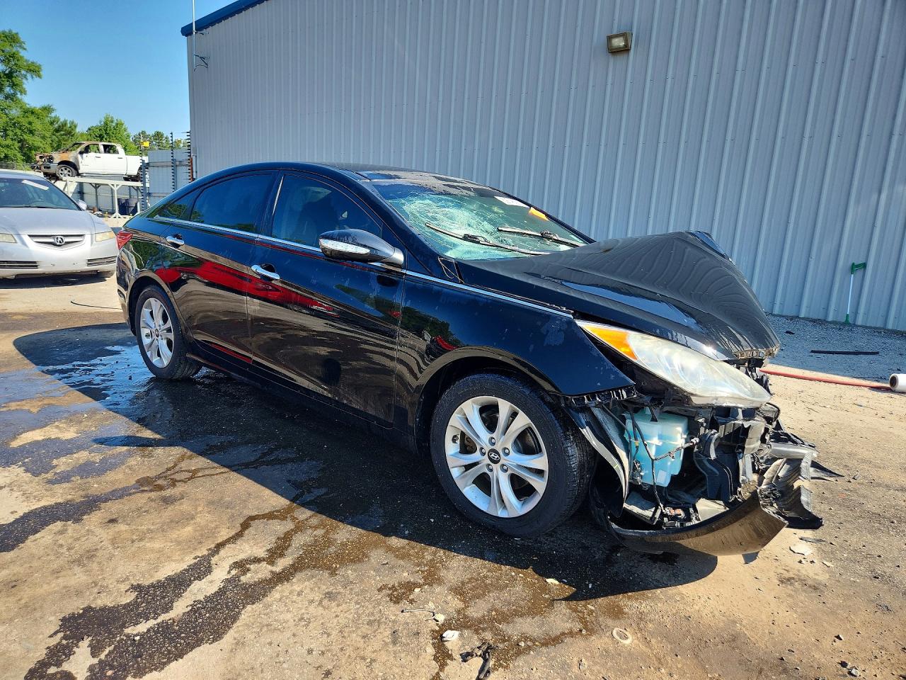 2013 Hyundai Sonata Limited Black vin: 5NPEC4AC2DH699444