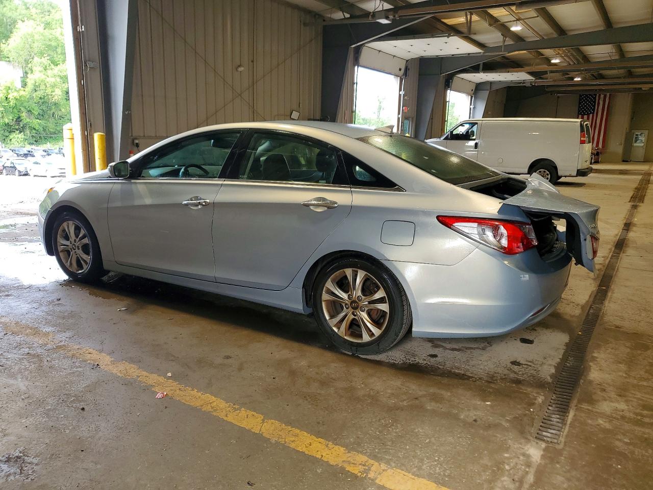 2013 Hyundai Sonata Limited Blue vin: 5NPEC4AC2DH712077
