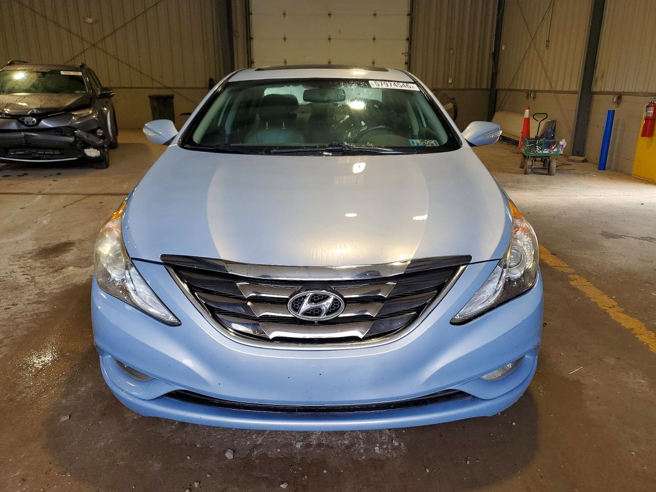 2013 Hyundai Sonata Limited Blue vin: 5NPEC4AC2DH712077
