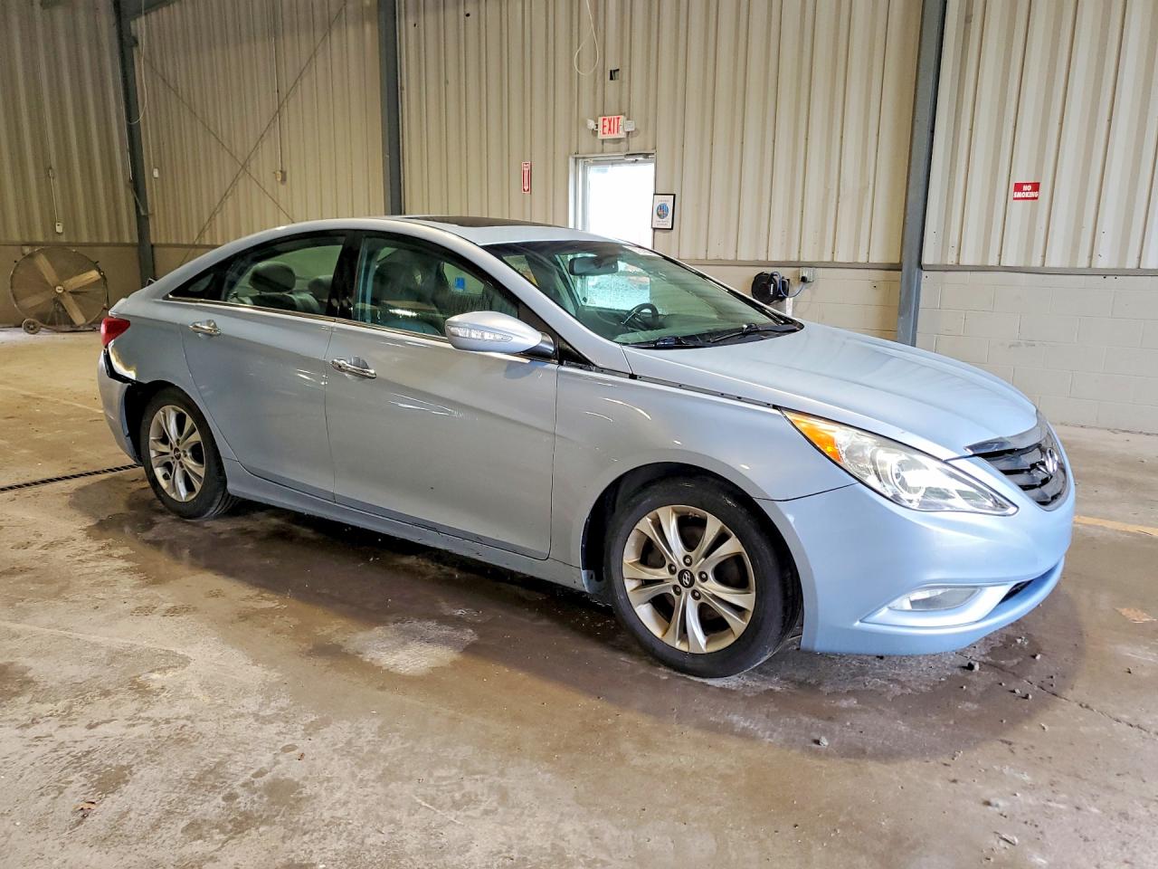 2013 Hyundai Sonata Limited Blue vin: 5NPEC4AC2DH712077