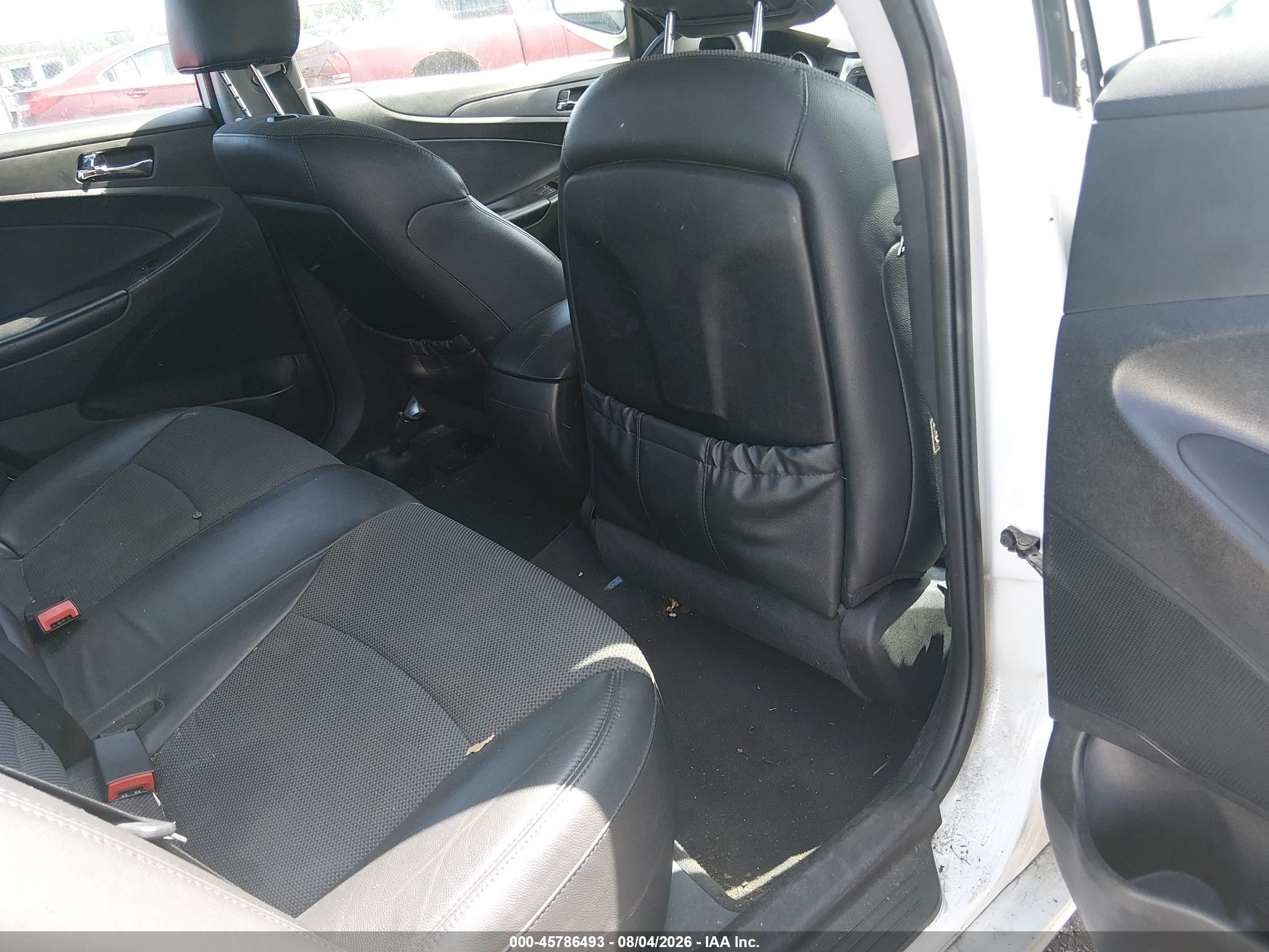 2013 Hyundai Sonata Se White vin: 5NPEC4AC2DH773378