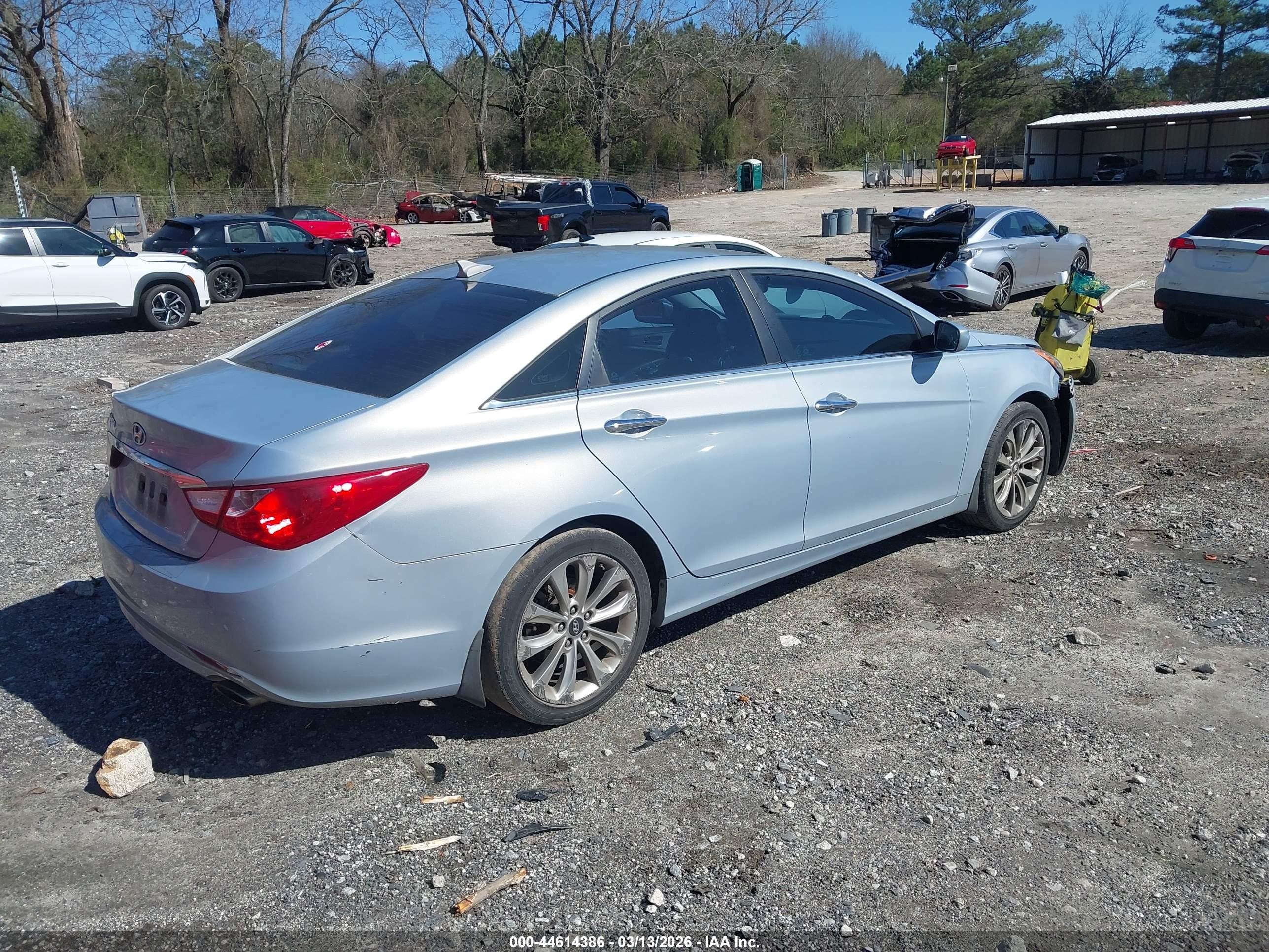 2013 Hyundai Sonata Se Silver vin: 5NPEC4AC2DH784347