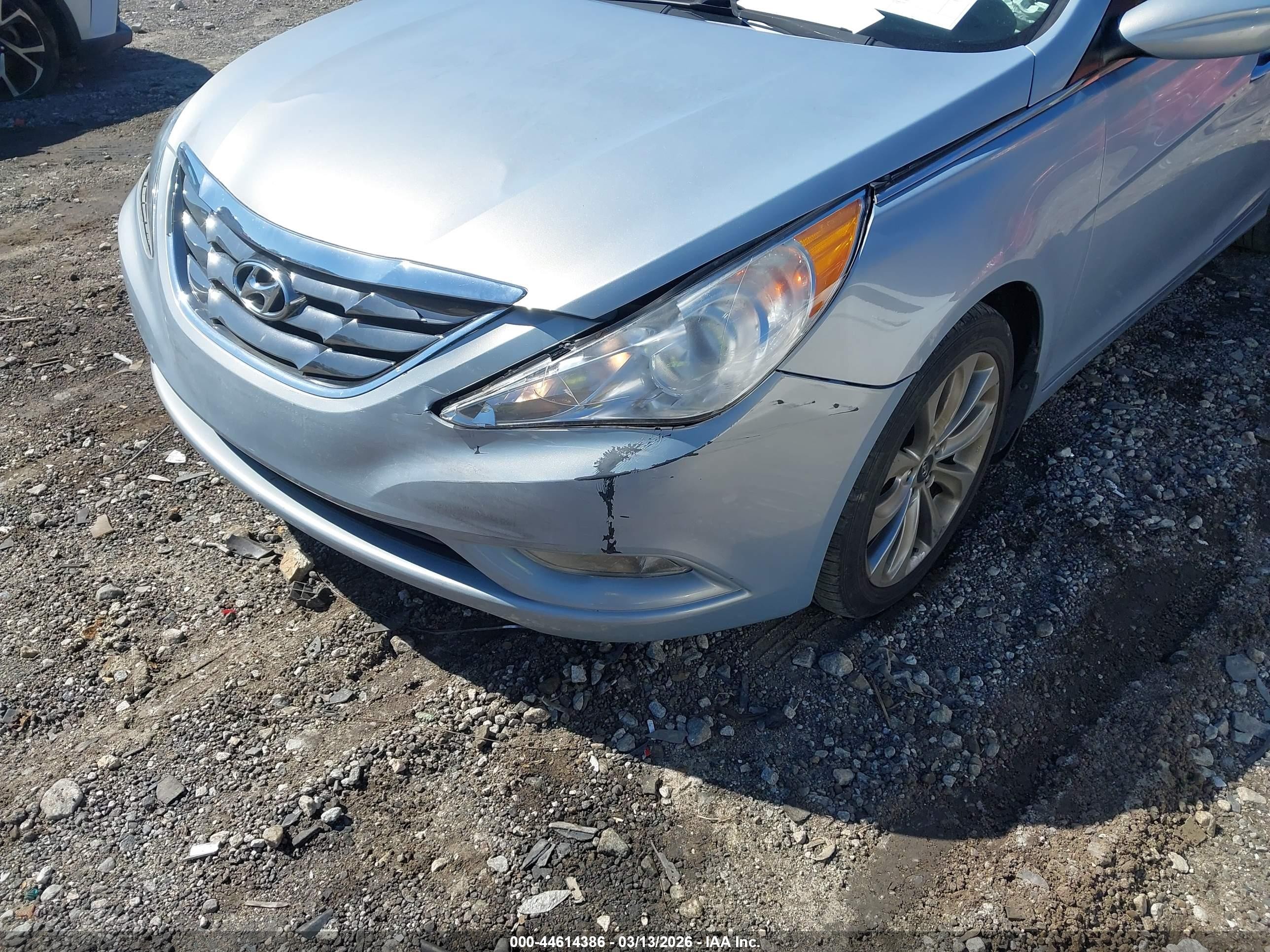 2013 Hyundai Sonata Se Silver vin: 5NPEC4AC2DH784347