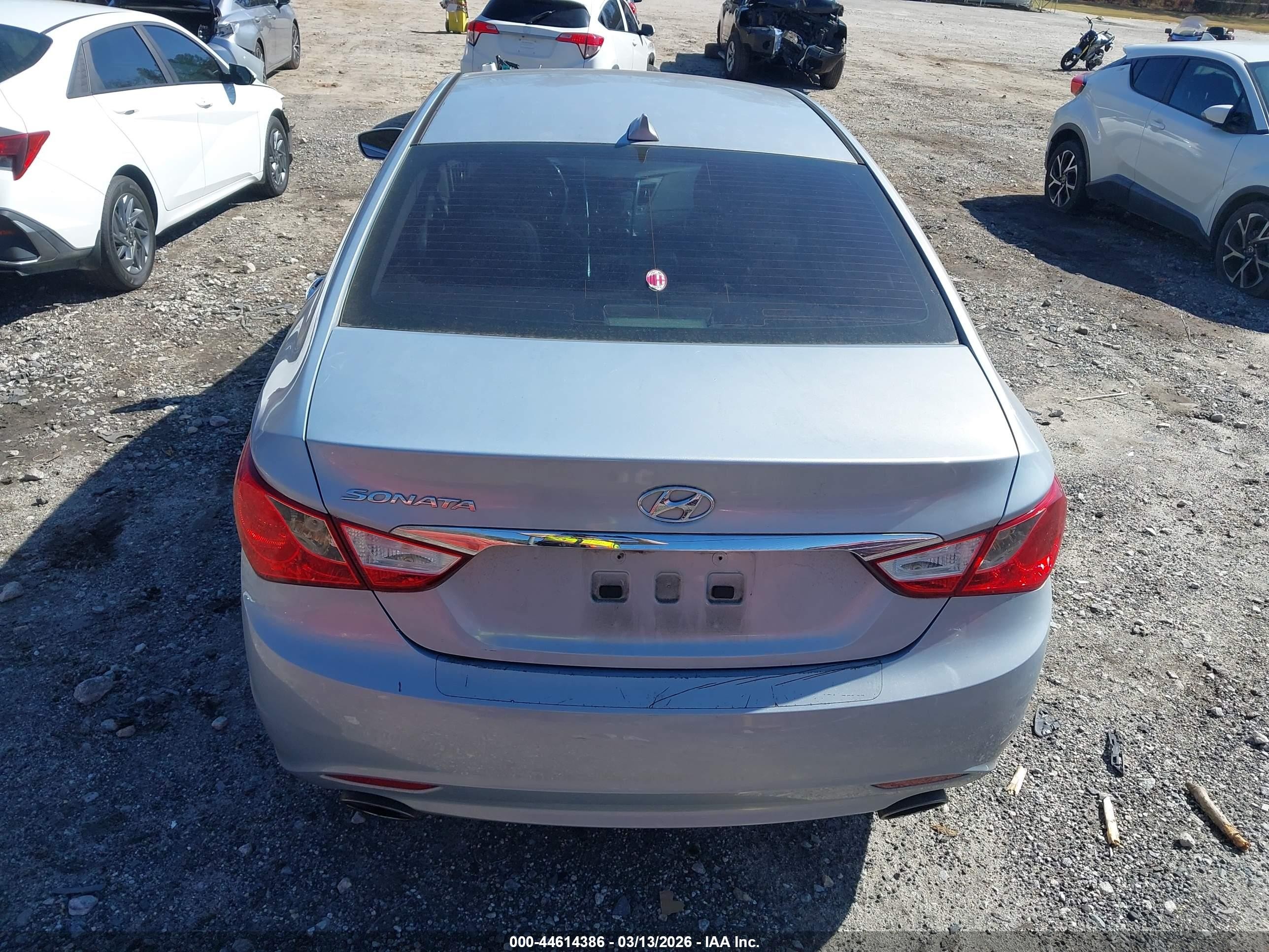 2013 Hyundai Sonata Se Silver vin: 5NPEC4AC2DH784347