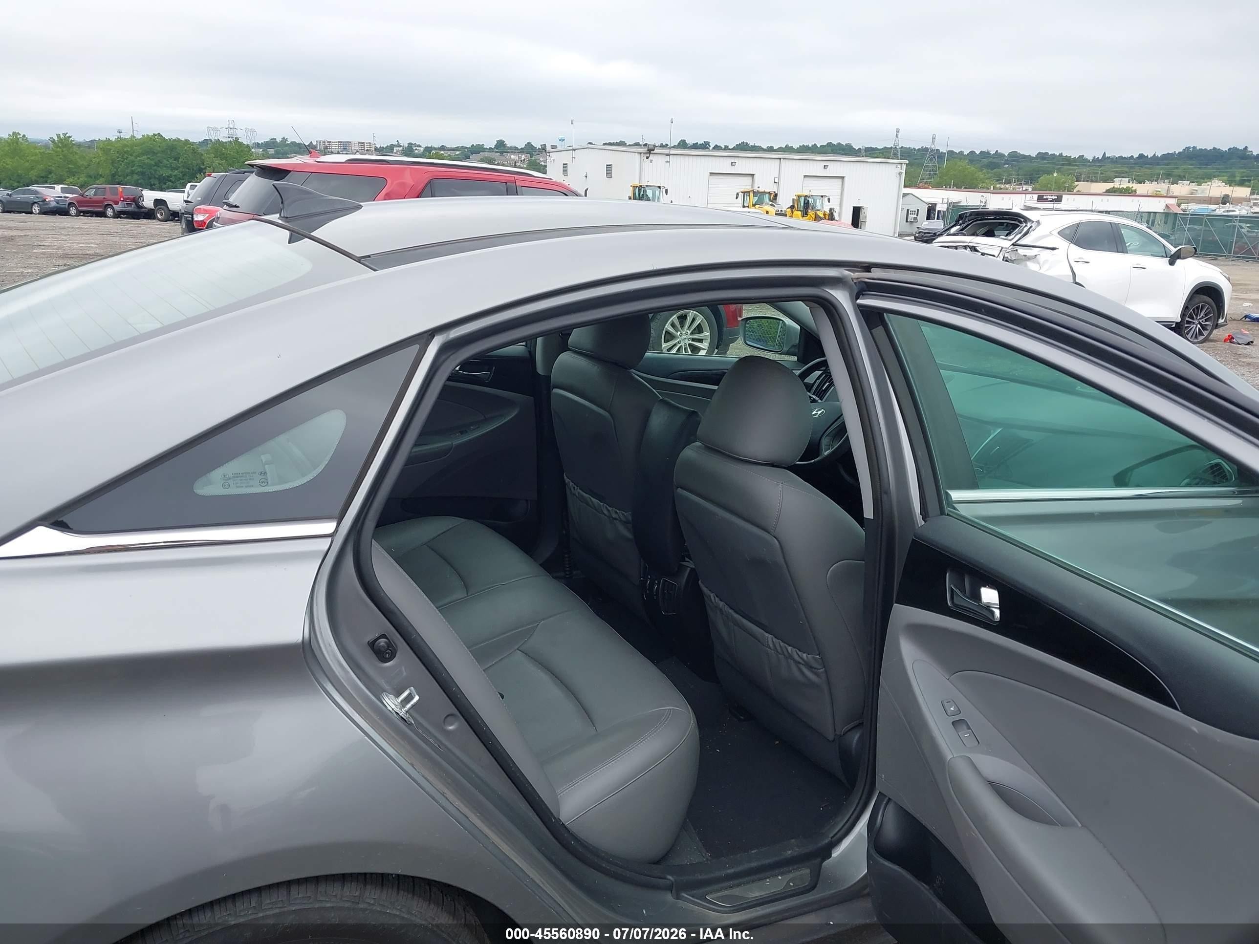 2013 Hyundai Sonata Limited Gray vin: 5NPEC4AC2DH801342