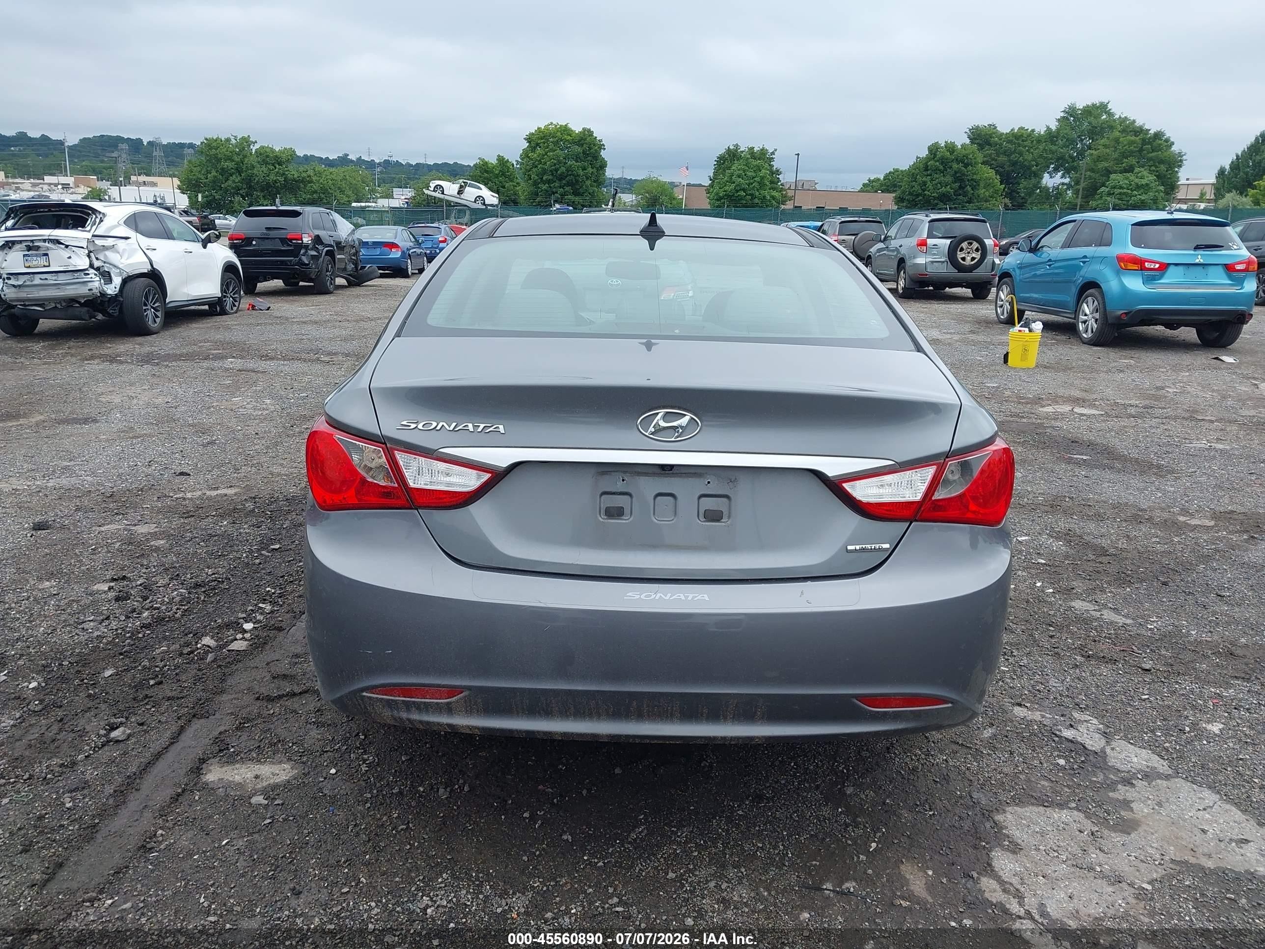 2013 Hyundai Sonata Limited Gray vin: 5NPEC4AC2DH801342