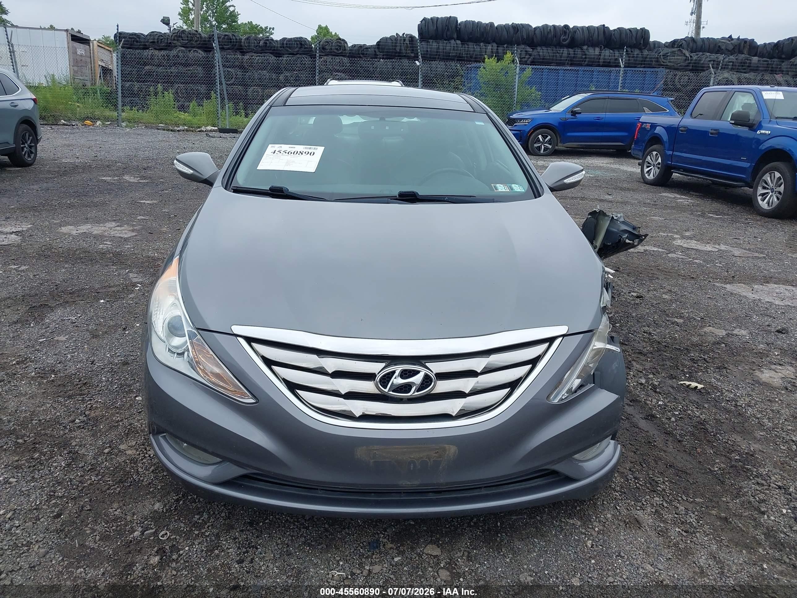 2013 Hyundai Sonata Limited Gray vin: 5NPEC4AC2DH801342
