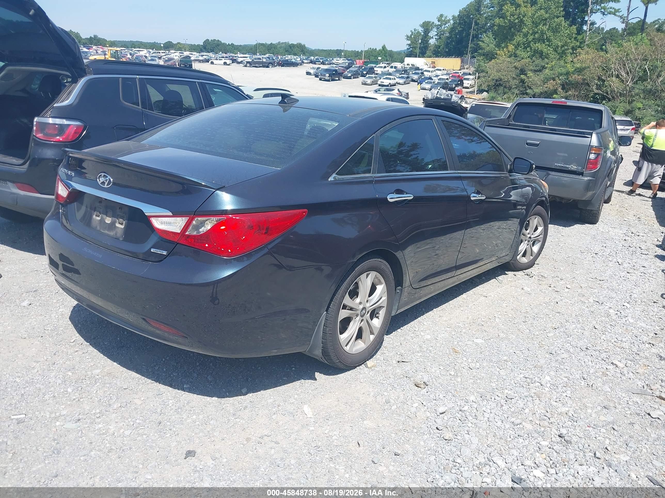 2013 Hyundai Sonata Limited Black vin: 5NPEC4AC2DH805682
