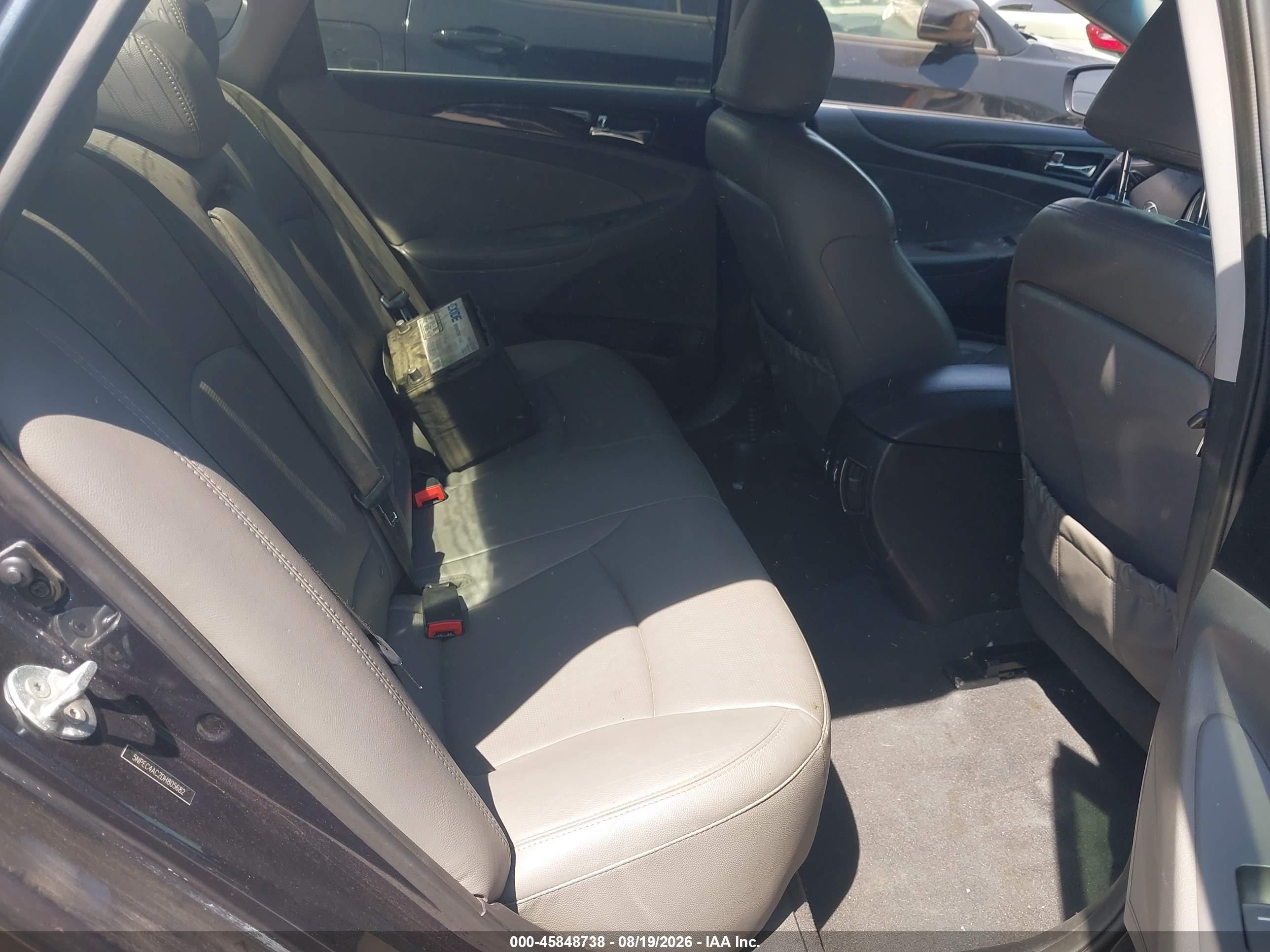 2013 Hyundai Sonata Limited Black vin: 5NPEC4AC2DH805682