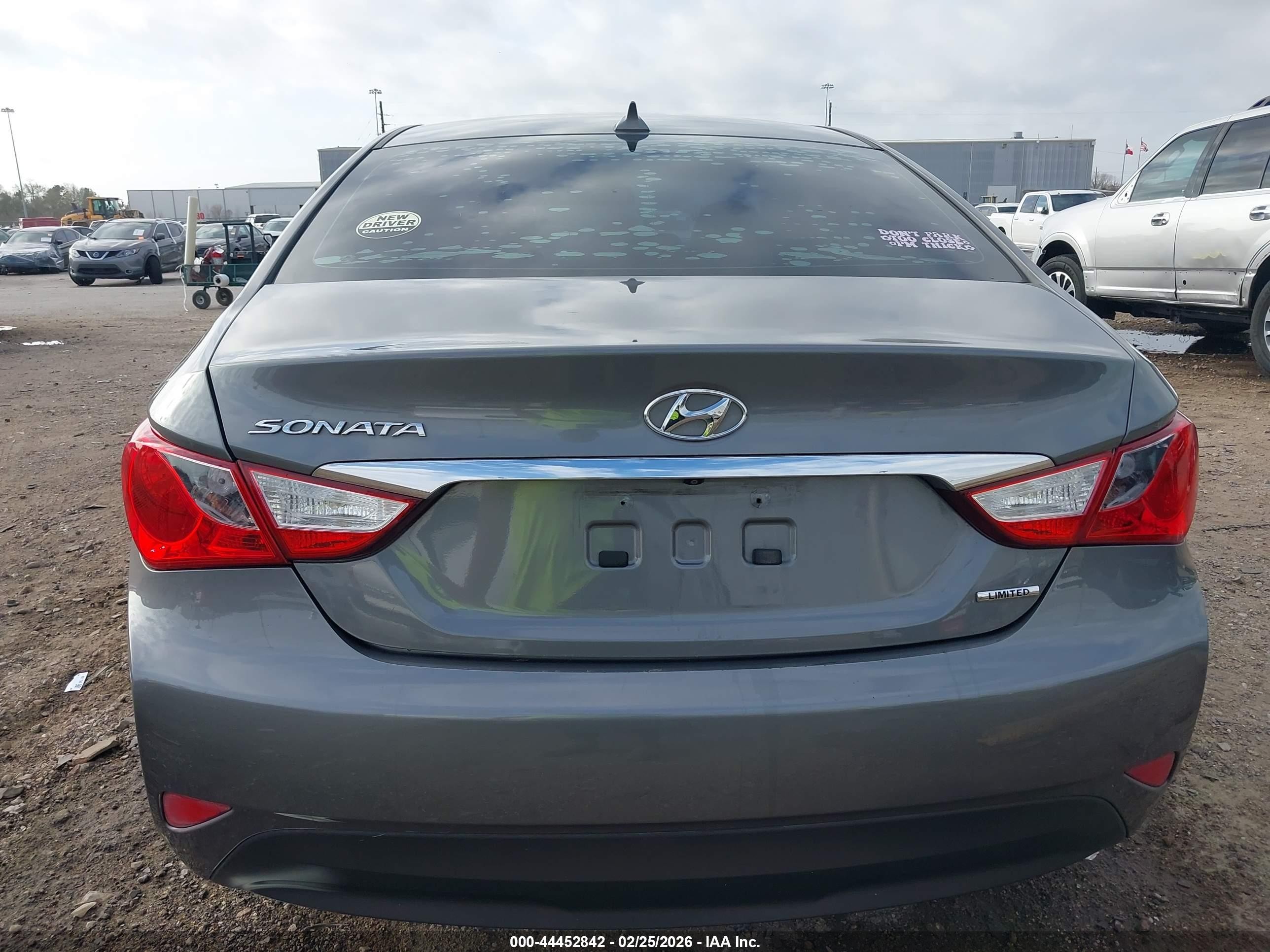 2014 Hyundai Sonata Limited Tan vin: 5NPEC4AC2EH817252