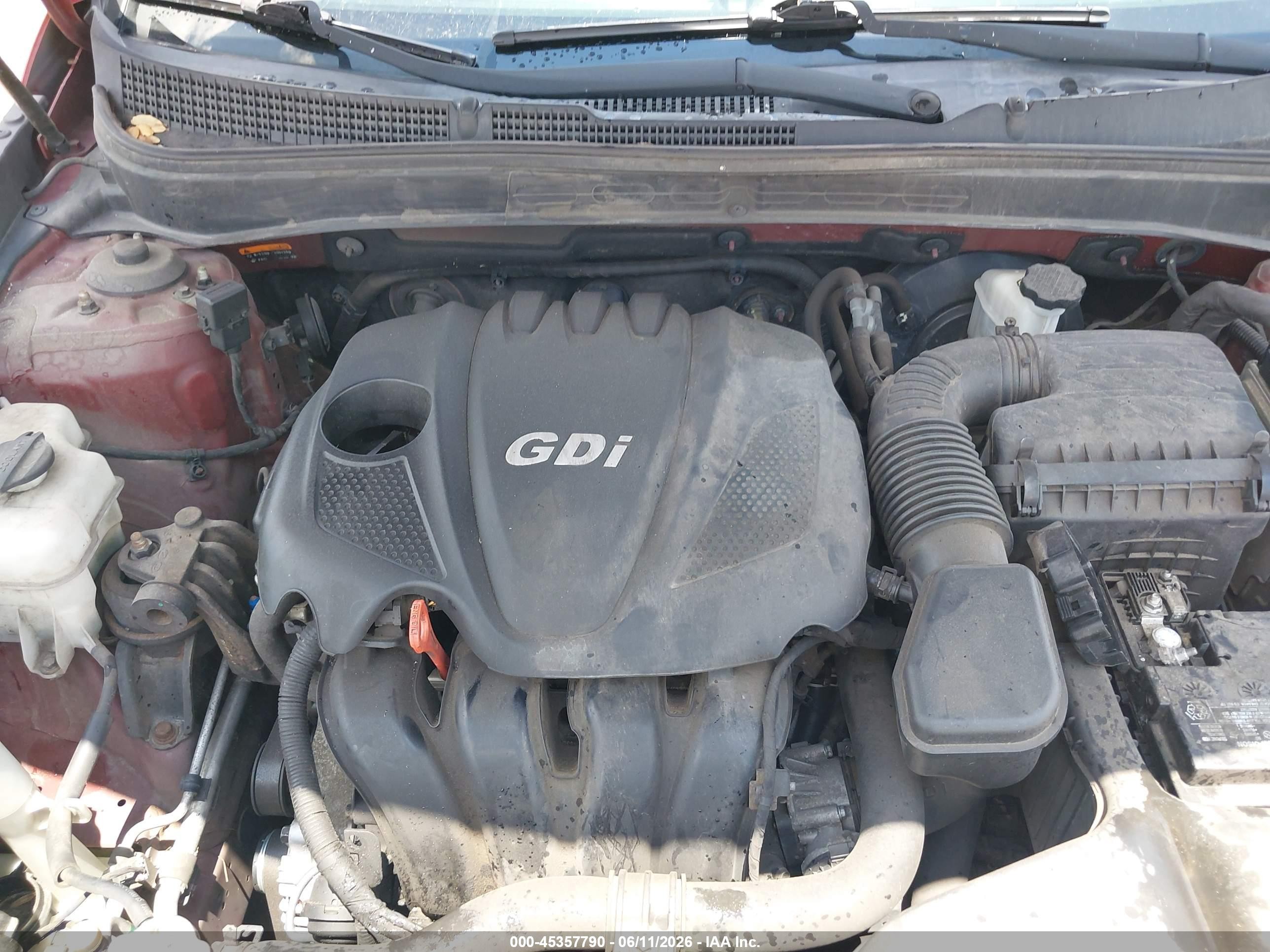 2014 Hyundai Sonata Se Burgundy vin: 5NPEC4AC2EH838067