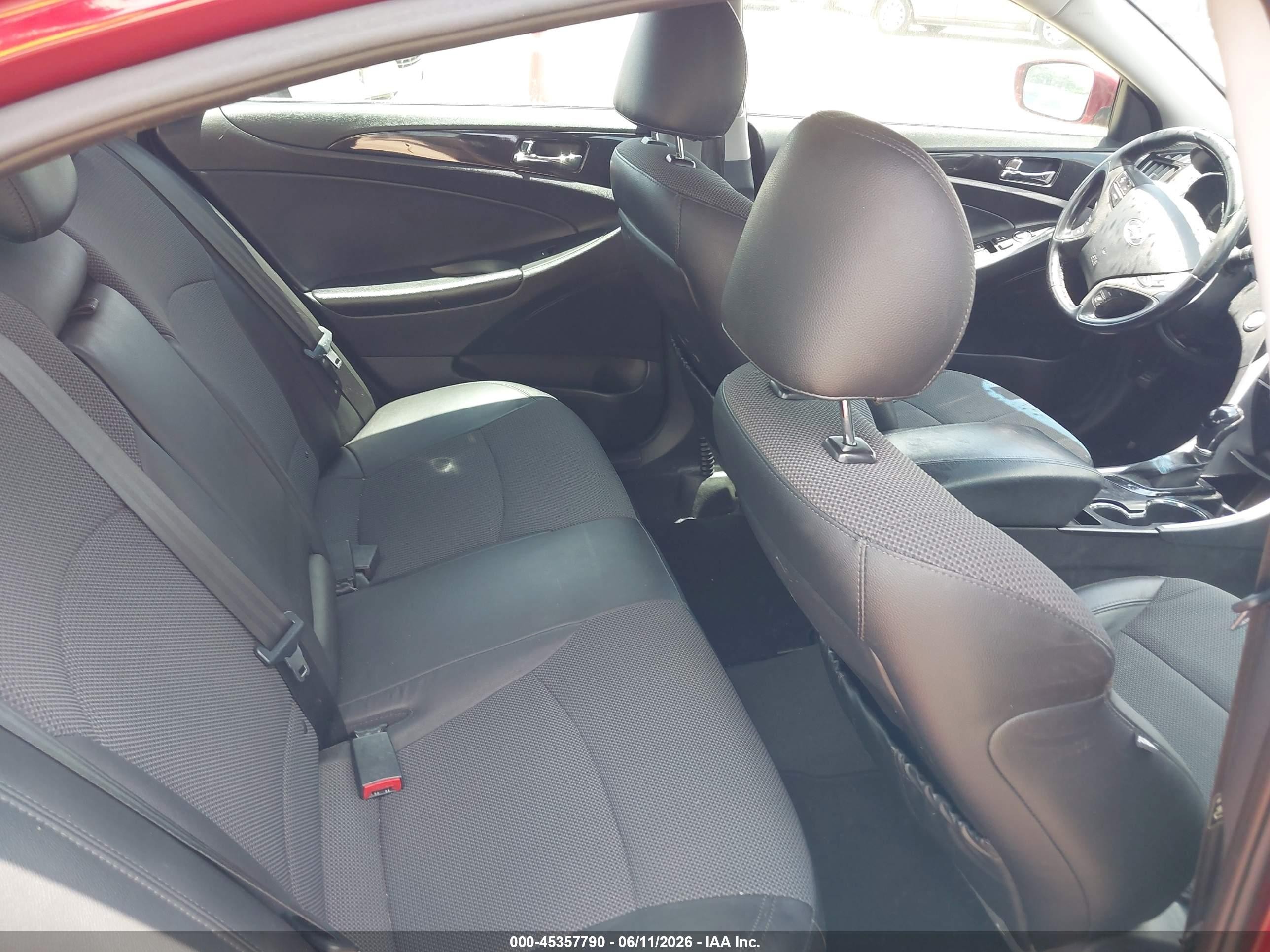 2014 Hyundai Sonata Se Burgundy vin: 5NPEC4AC2EH838067
