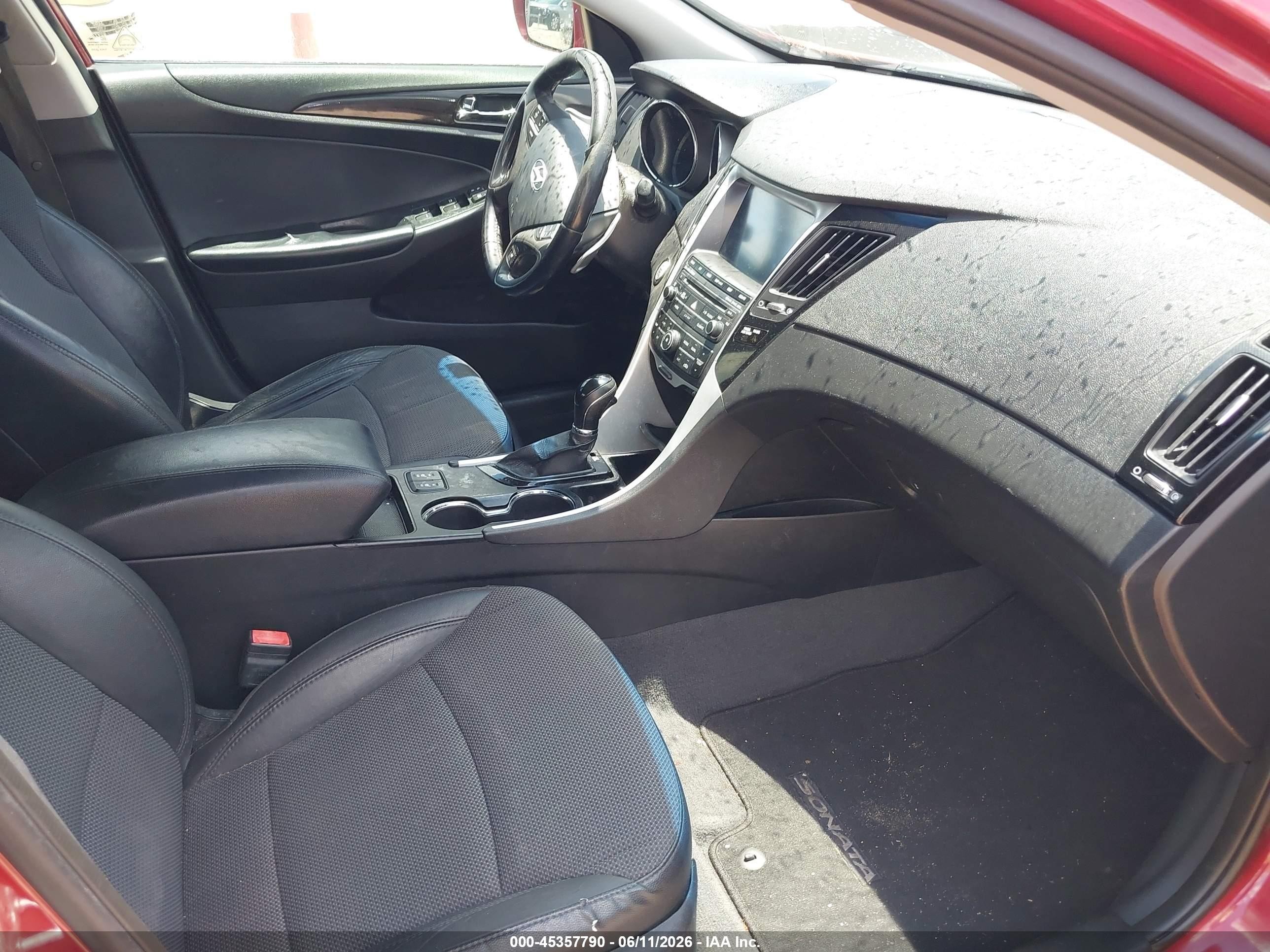 2014 Hyundai Sonata Se Burgundy vin: 5NPEC4AC2EH838067