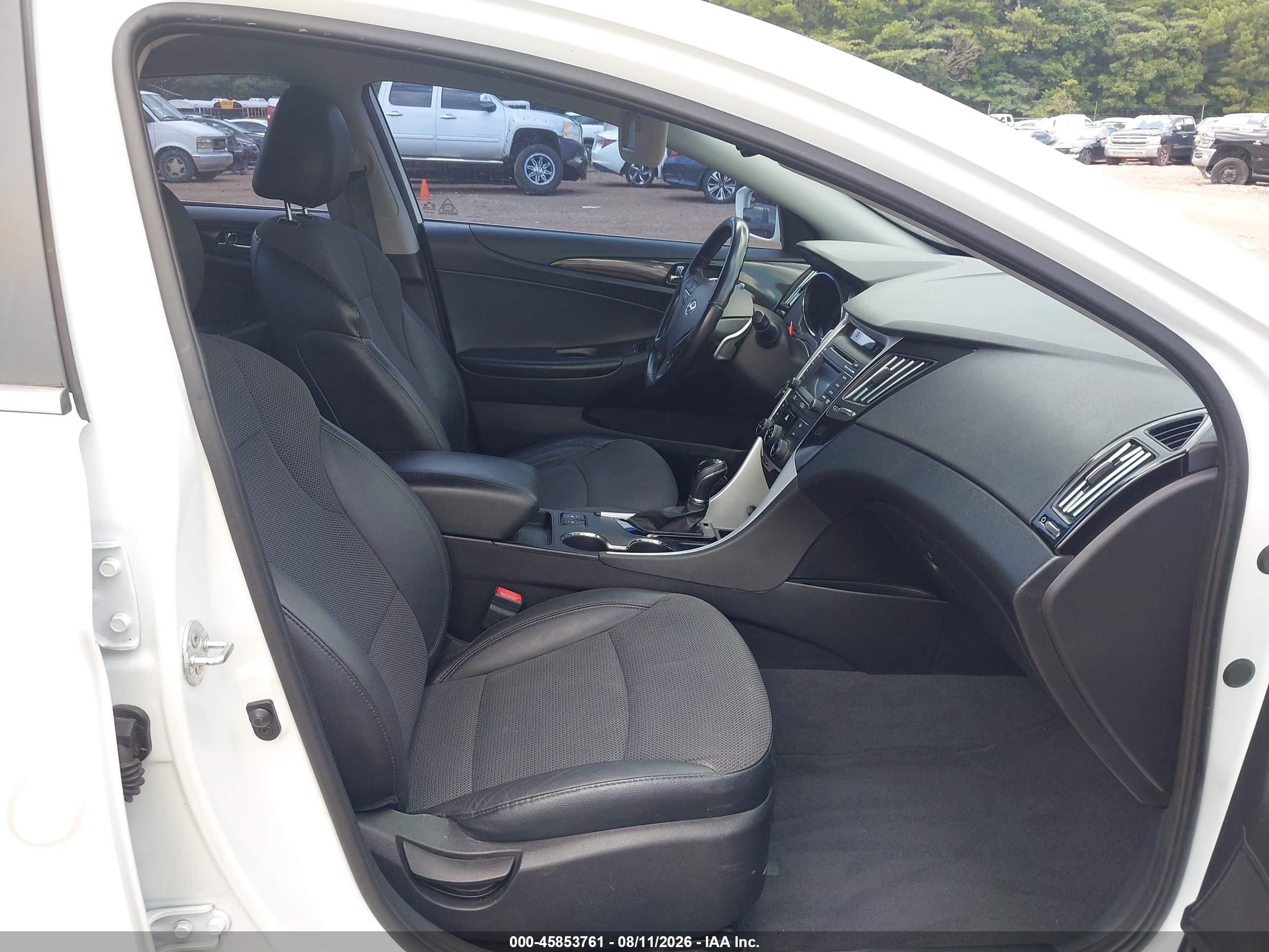 2014 Hyundai Sonata Se White vin: 5NPEC4AC2EH841499