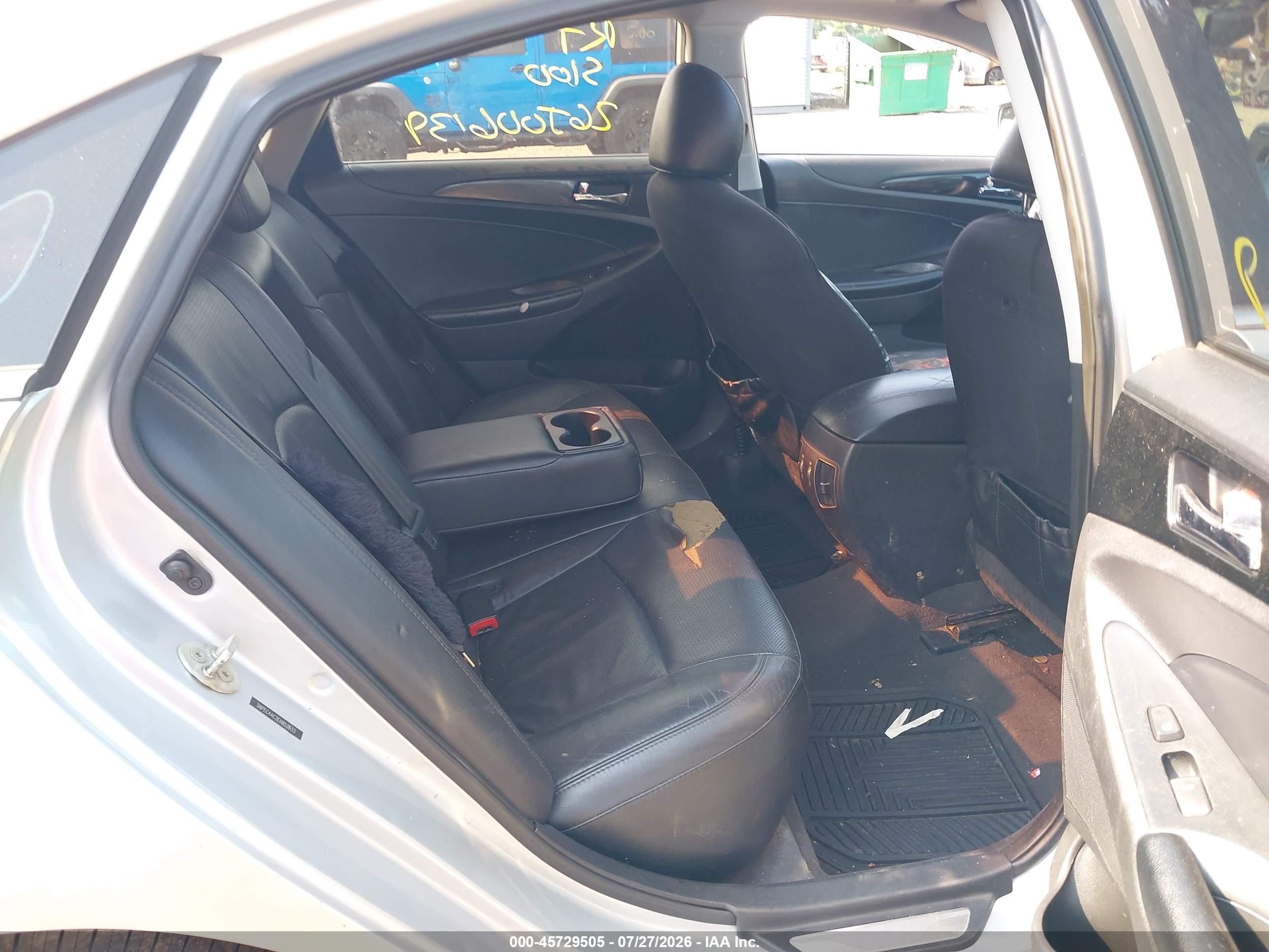 2014 Hyundai Sonata Limited Серый vin: 5NPEC4AC2EH852633