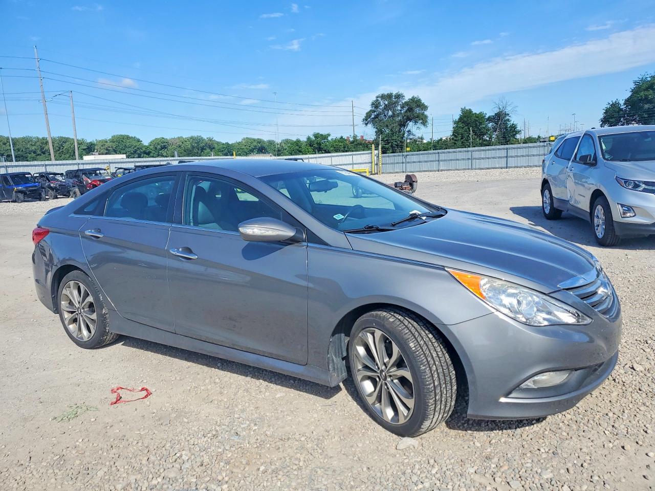 2014 Hyundai Sonata Se Gray vin: 5NPEC4AC2EH908845
