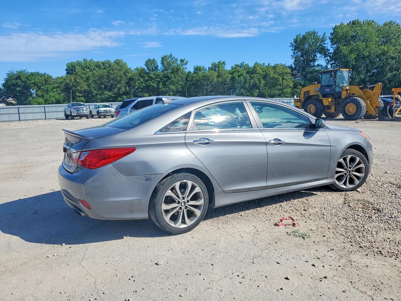 2014 Hyundai Sonata Se Gray vin: 5NPEC4AC2EH908845