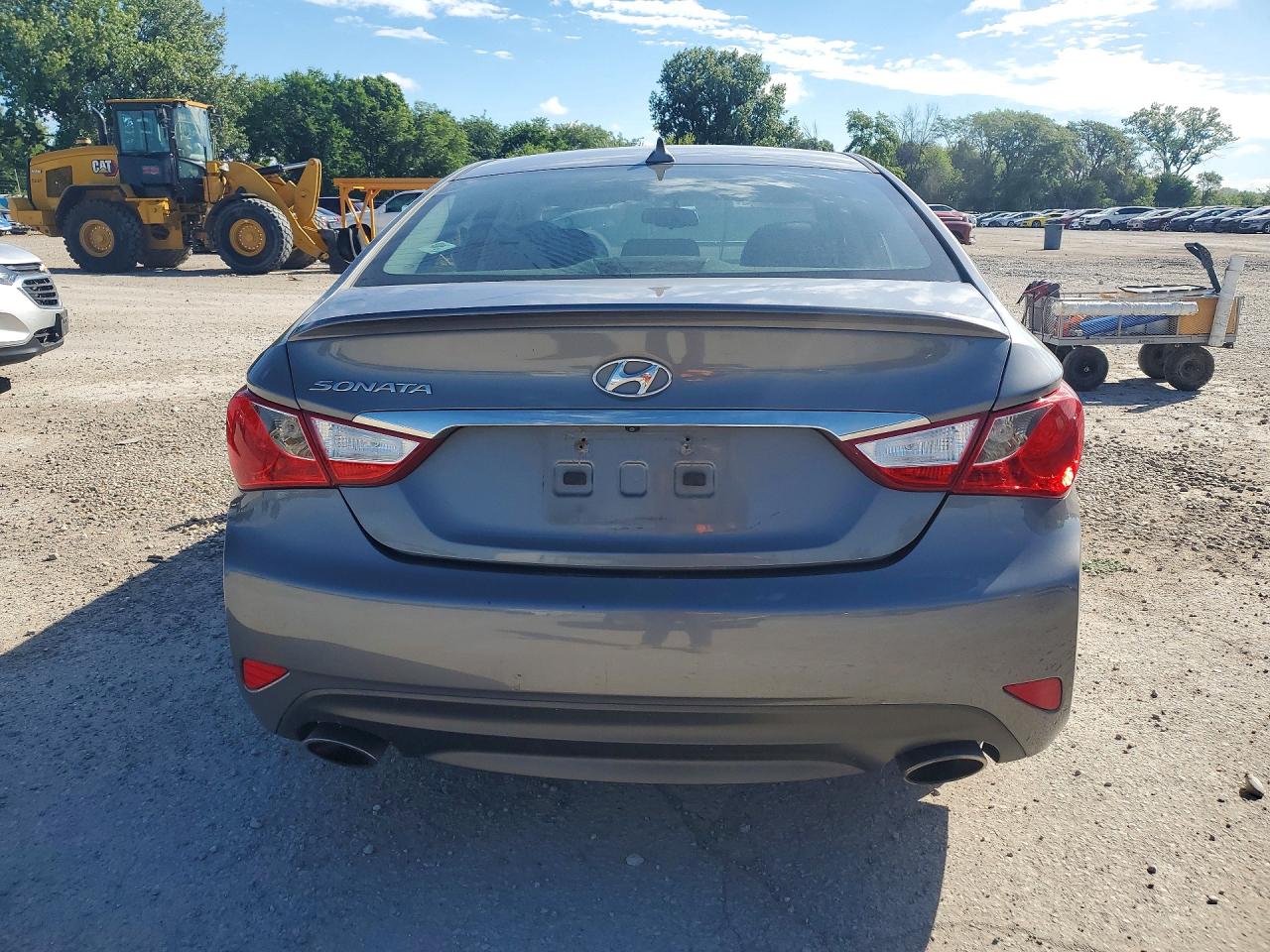2014 Hyundai Sonata Se Gray vin: 5NPEC4AC2EH908845