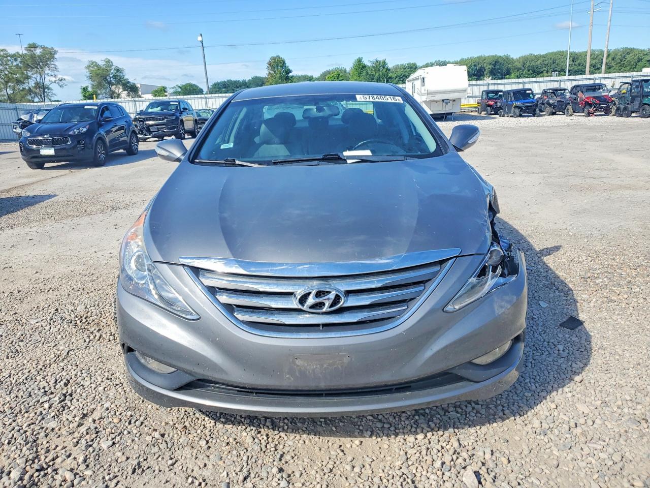 2014 Hyundai Sonata Se Gray vin: 5NPEC4AC2EH908845