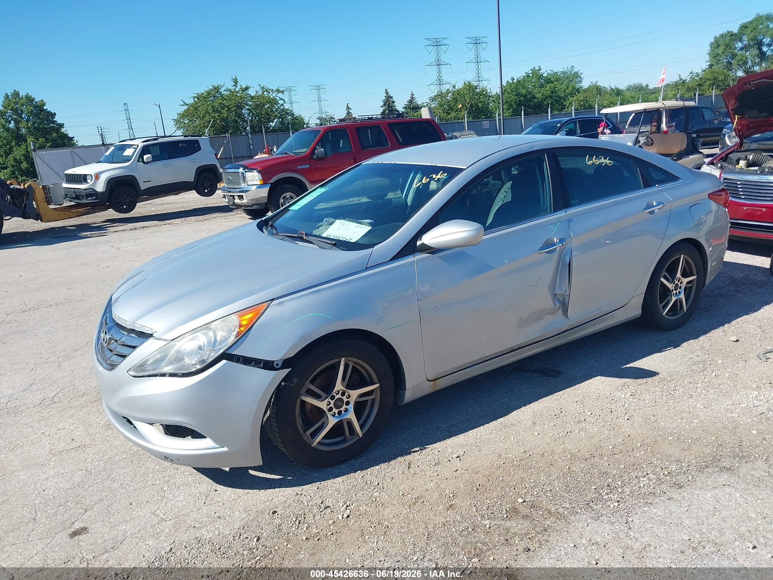 2011 Hyundai Sonata Se Серебряный vin: 5NPEC4AC3BH027728