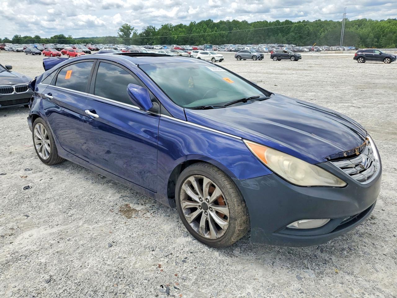2011 Hyundai Sonata Se Blue vin: 5NPEC4AC3BH034288