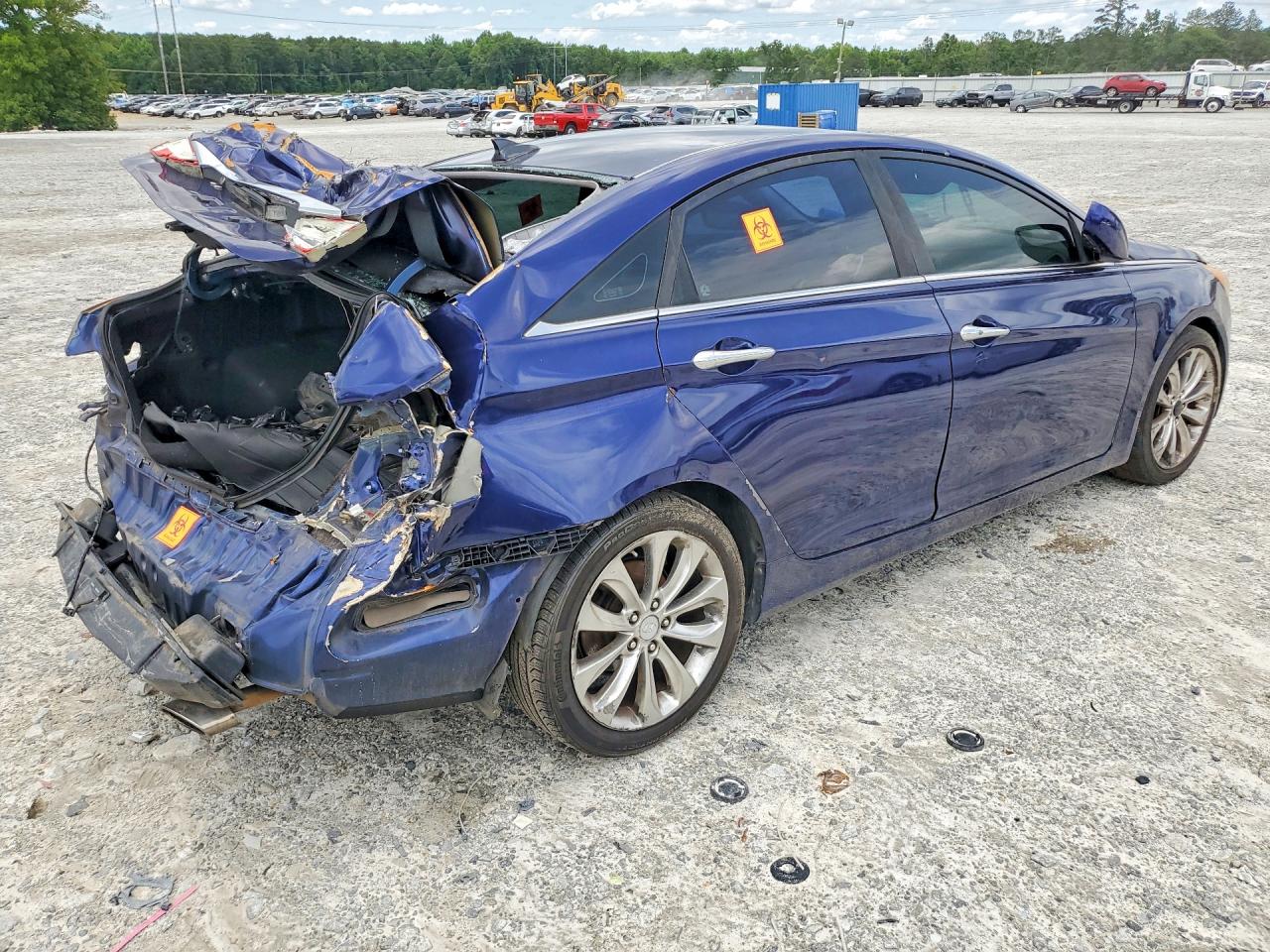 2011 Hyundai Sonata Se Blue vin: 5NPEC4AC3BH034288