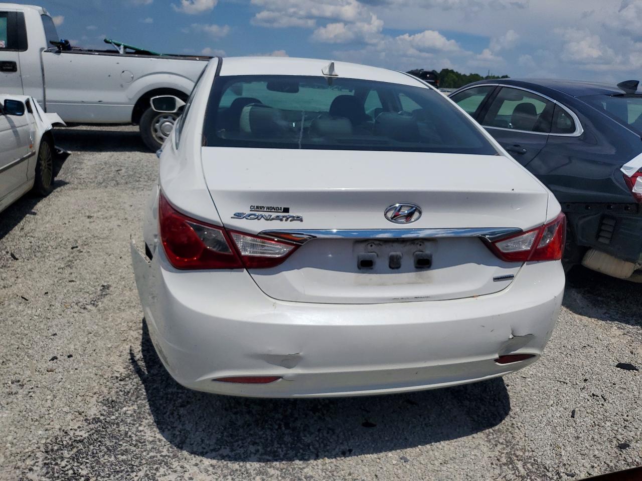2011 Hyundai Sonata Limited White vin: 5NPEC4AC3BH039703