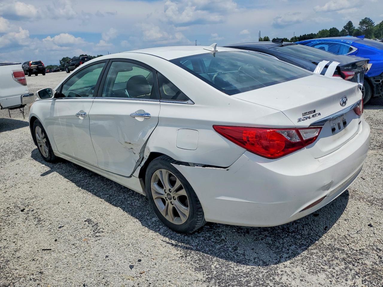 2011 Hyundai Sonata Limited White vin: 5NPEC4AC3BH039703