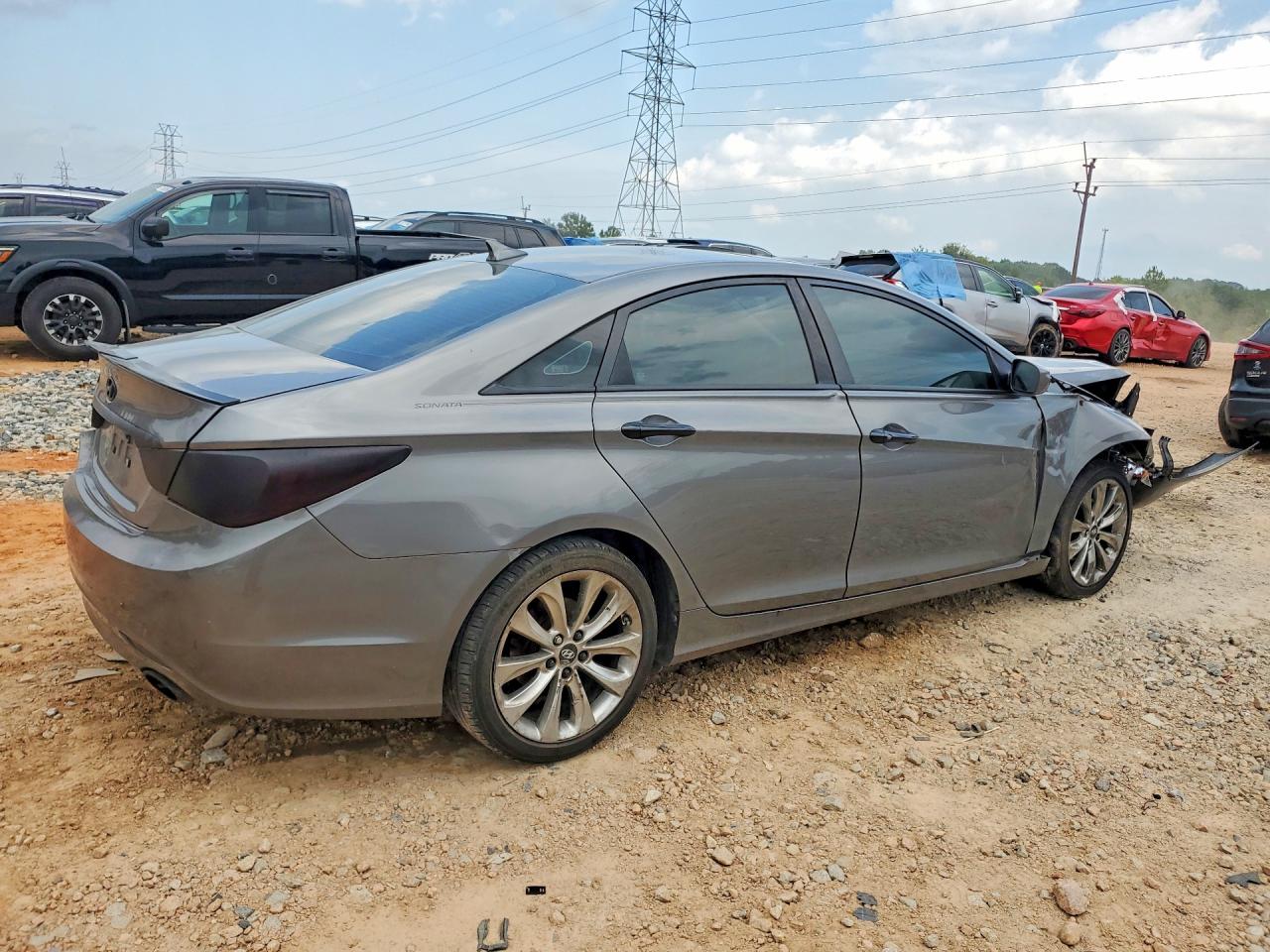 2011 Hyundai Sonata Se Gray vin: 5NPEC4AC3BH054377