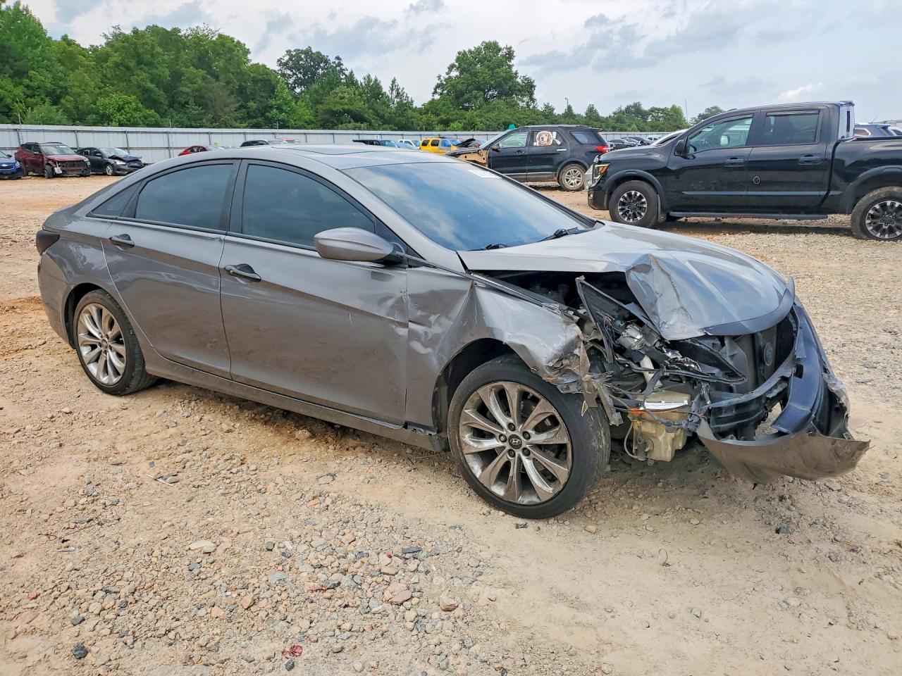 2011 Hyundai Sonata Se Gray vin: 5NPEC4AC3BH054377