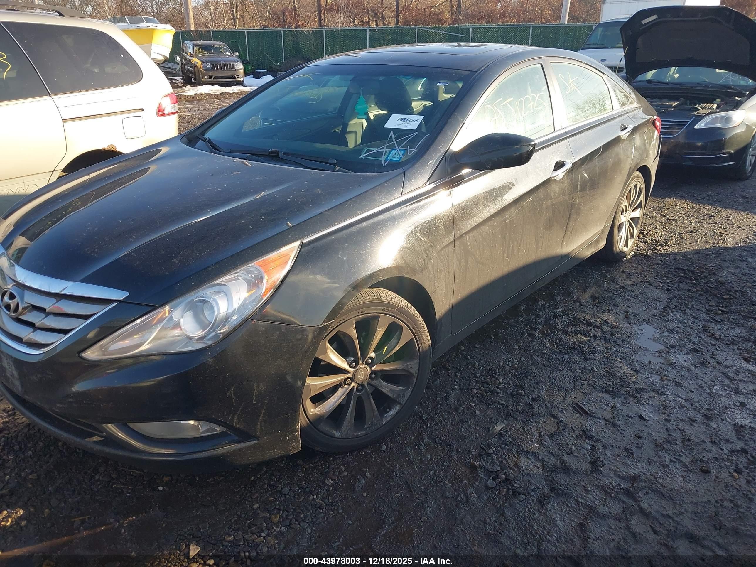2011 Hyundai Sonata Se Черный vin: 5NPEC4AC3BH066125