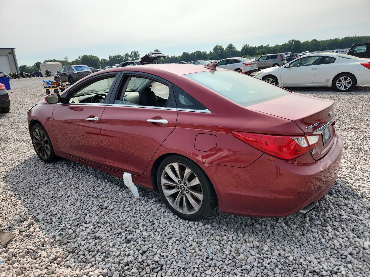2011 Hyundai Sonata Se Red vin: 5NPEC4AC3BH075083