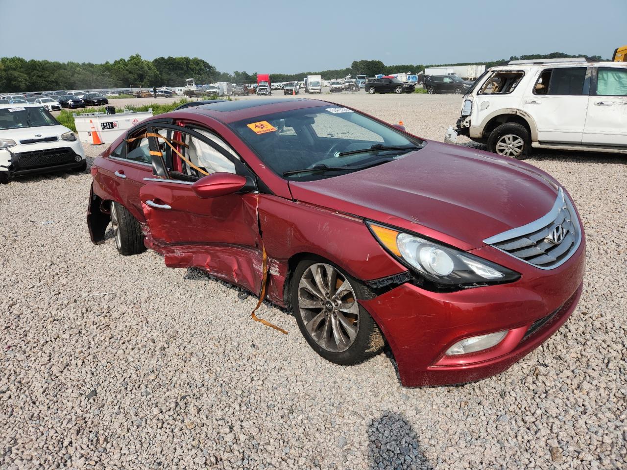 2011 Hyundai Sonata Se Red vin: 5NPEC4AC3BH075083