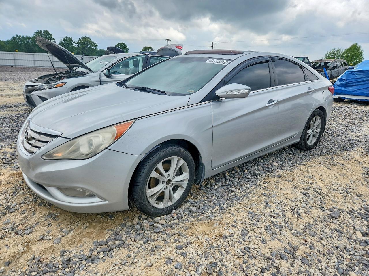 2011 Hyundai Sonata Limited Silver vin: 5NPEC4AC3BH101066