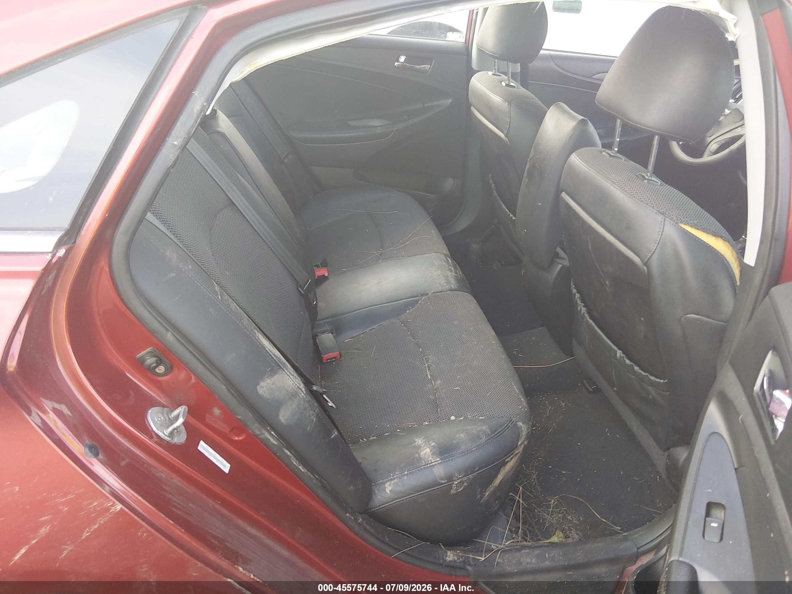 2011 Hyundai Sonata Se Red vin: 5NPEC4AC3BH143298