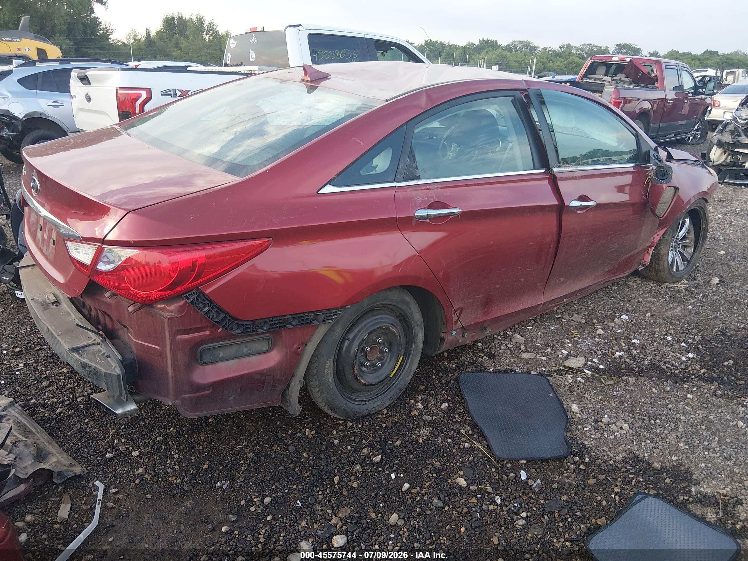 2011 Hyundai Sonata Se Red vin: 5NPEC4AC3BH143298
