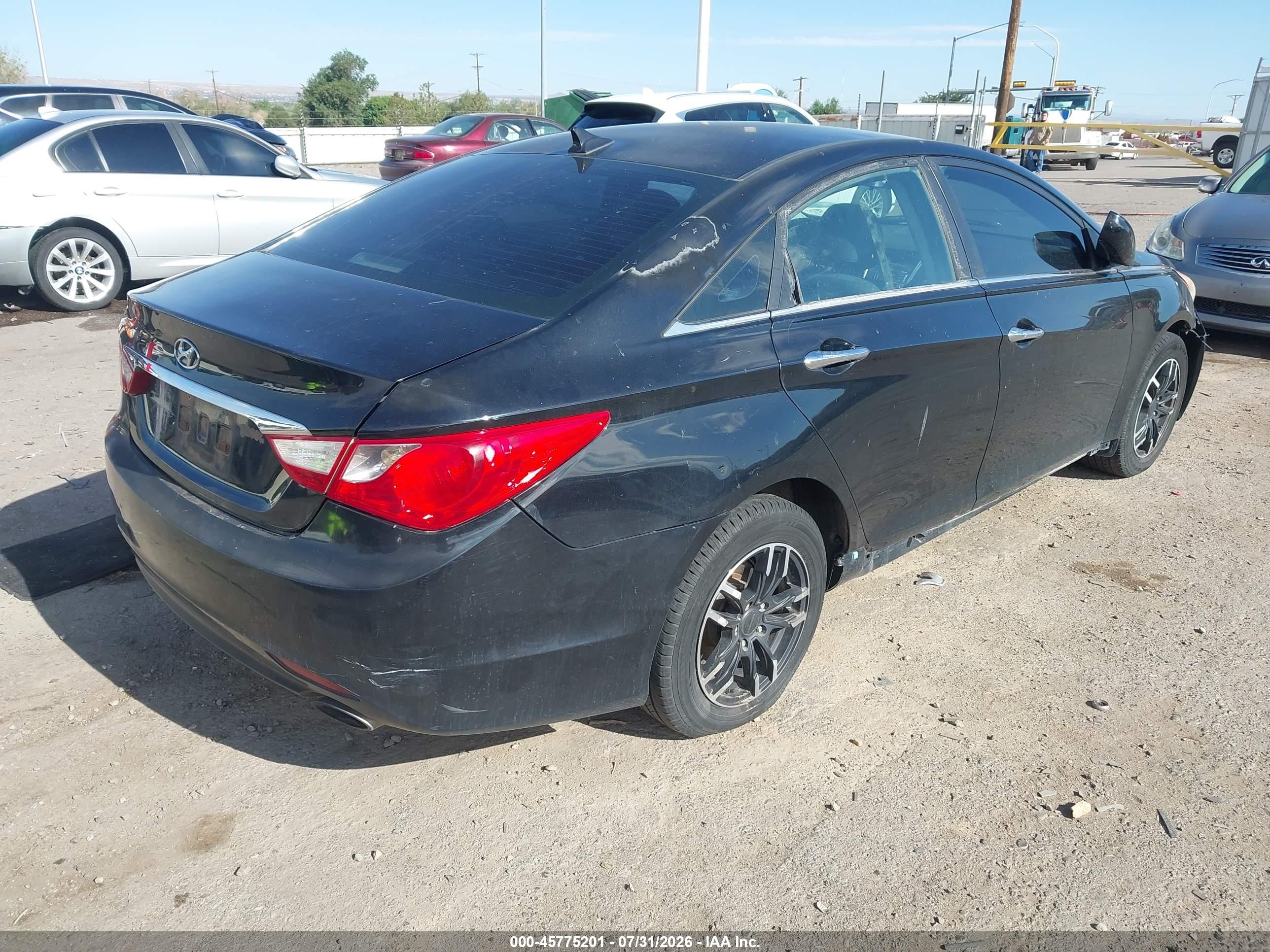 2011 Hyundai Sonata Se Black vin: 5NPEC4AC3BH159176