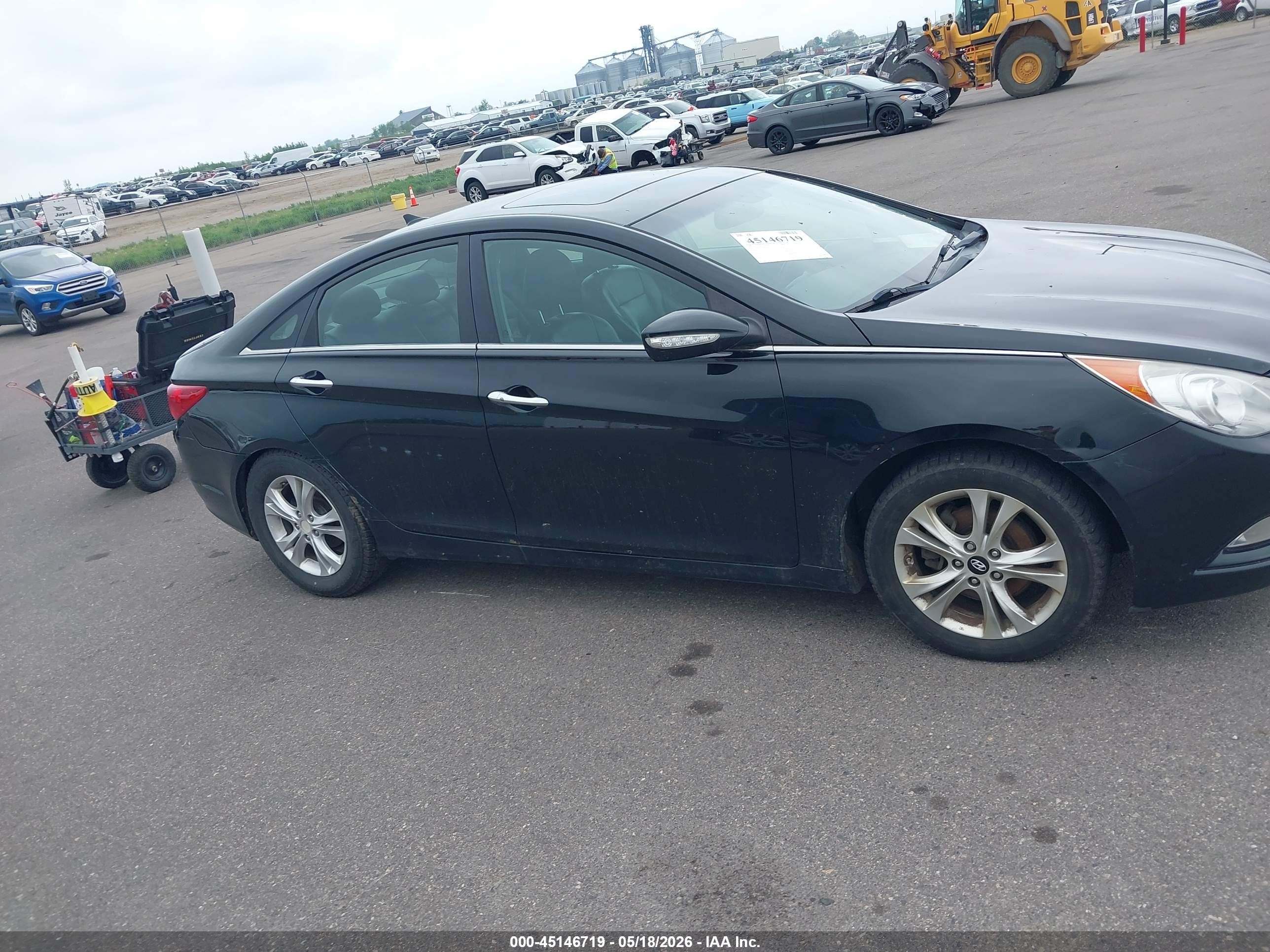 2011 Hyundai Sonata Limited Black vin: 5NPEC4AC3BH163521
