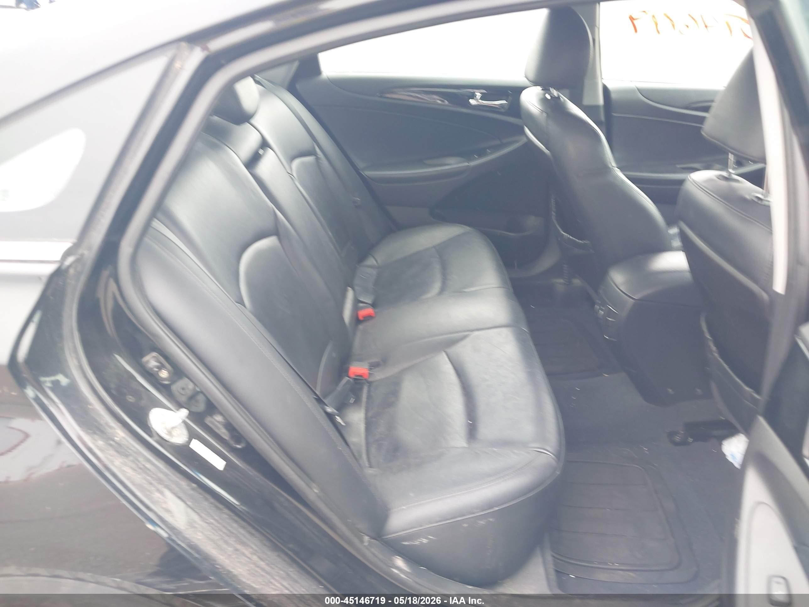 2011 Hyundai Sonata Limited Black vin: 5NPEC4AC3BH163521