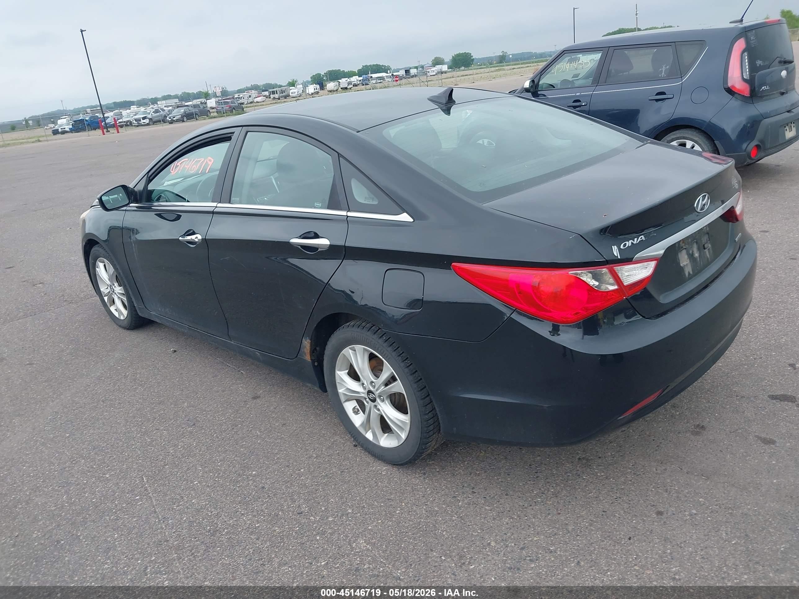 2011 Hyundai Sonata Limited Black vin: 5NPEC4AC3BH163521