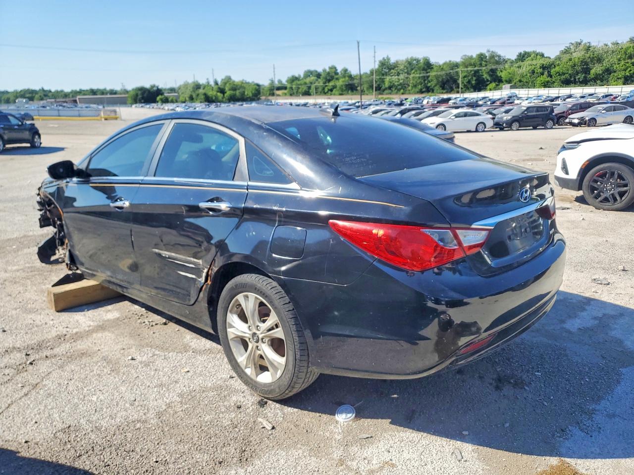 2011 Hyundai Sonata Limited Черный vin: 5NPEC4AC3BH166631