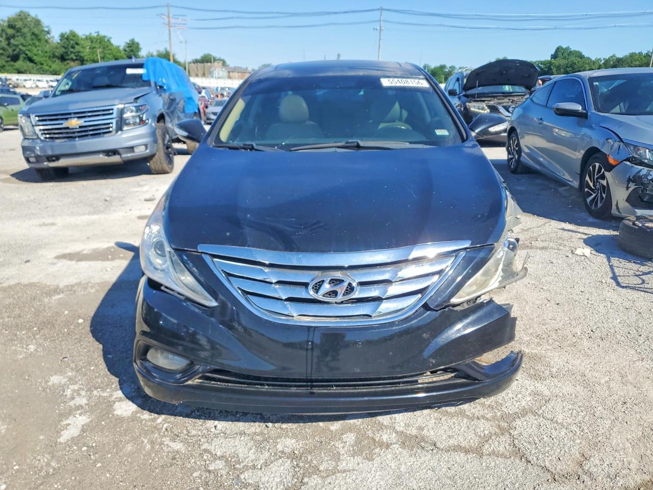 2011 Hyundai Sonata Limited Черный vin: 5NPEC4AC3BH166631