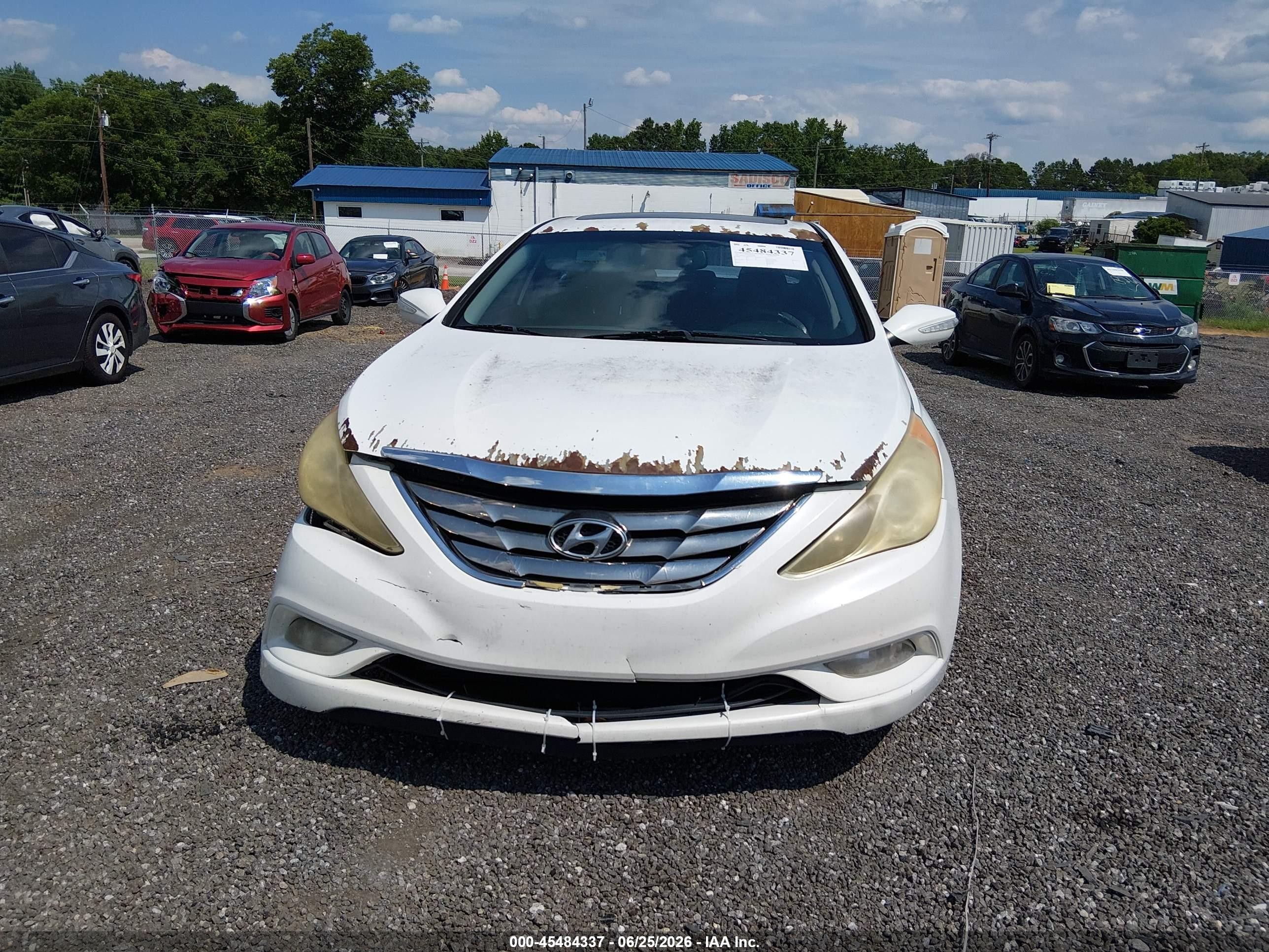 2011 Hyundai Sonata Limited White vin: 5NPEC4AC3BH168248