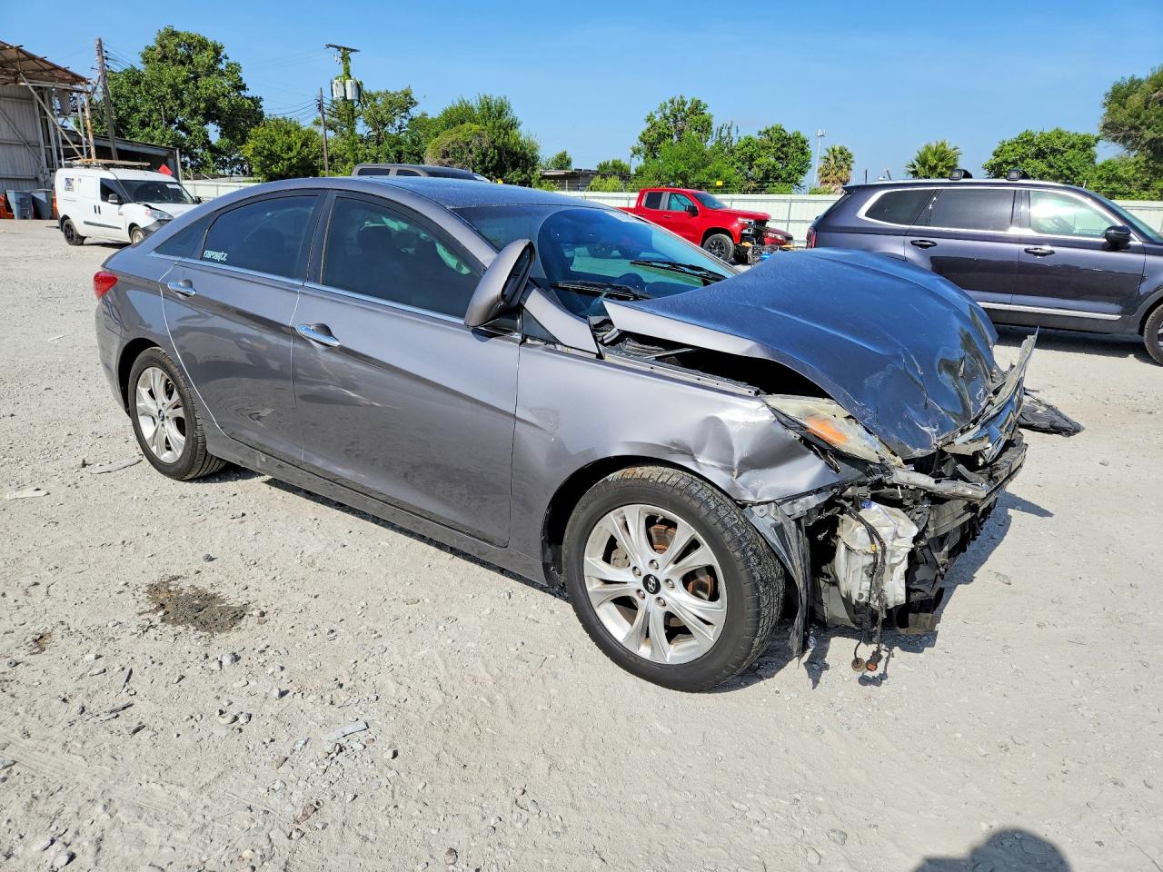 2011 Hyundai Sonata Limited Gray vin: 5NPEC4AC3BH219778
