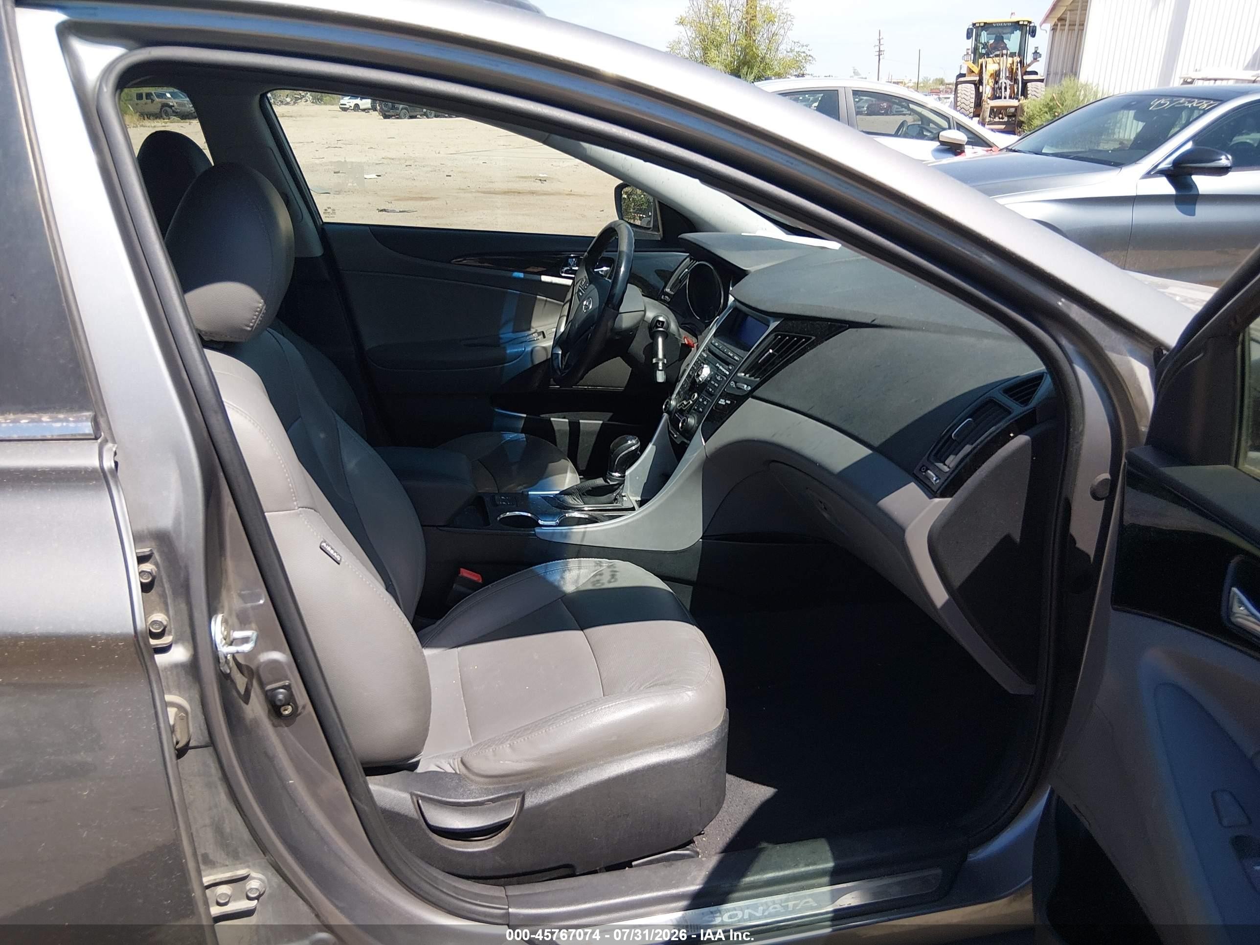 2011 Hyundai Sonata Limited Gray vin: 5NPEC4AC3BH226231