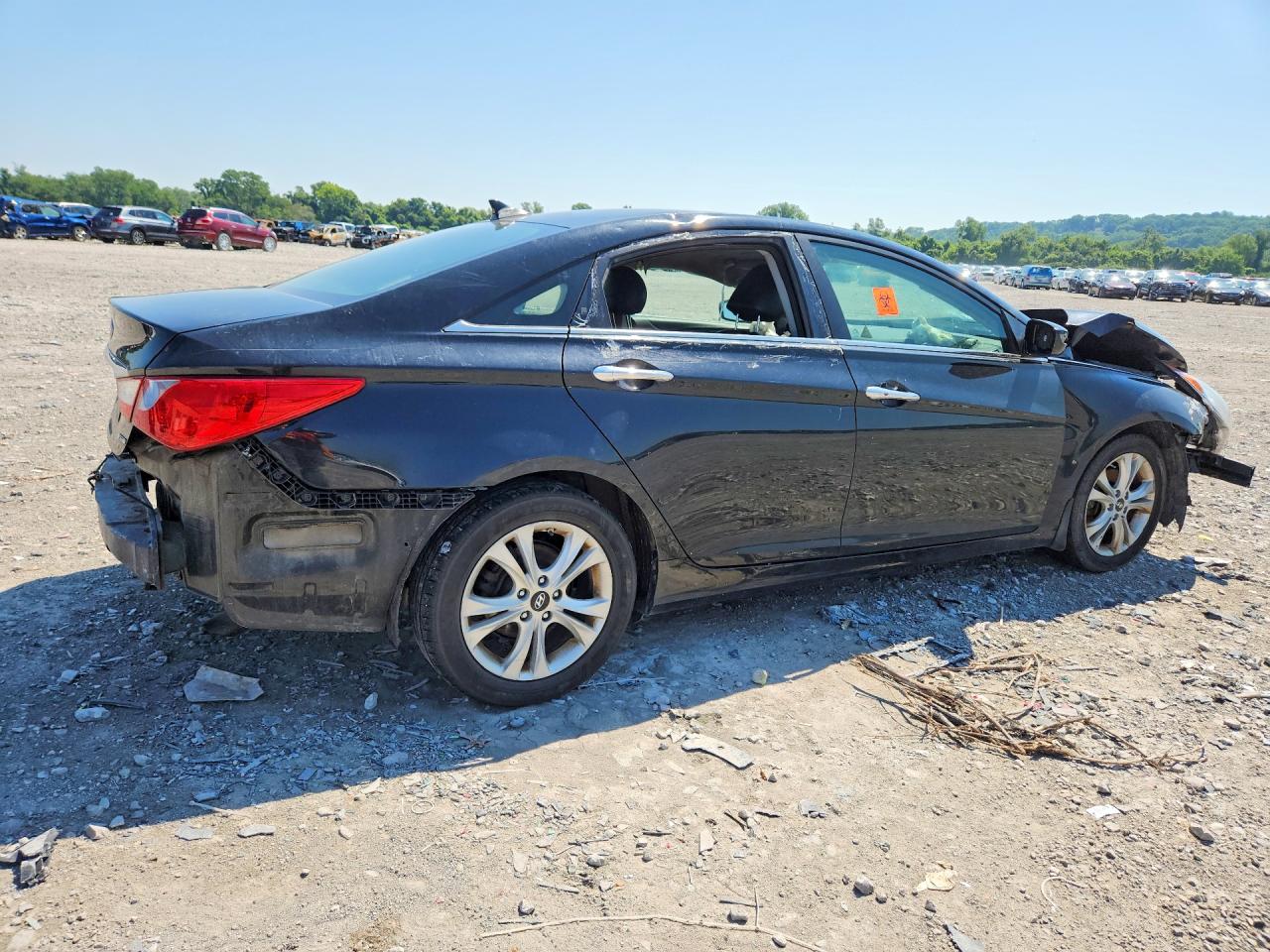 2011 Hyundai Sonata Limited Black vin: 5NPEC4AC3BH267510